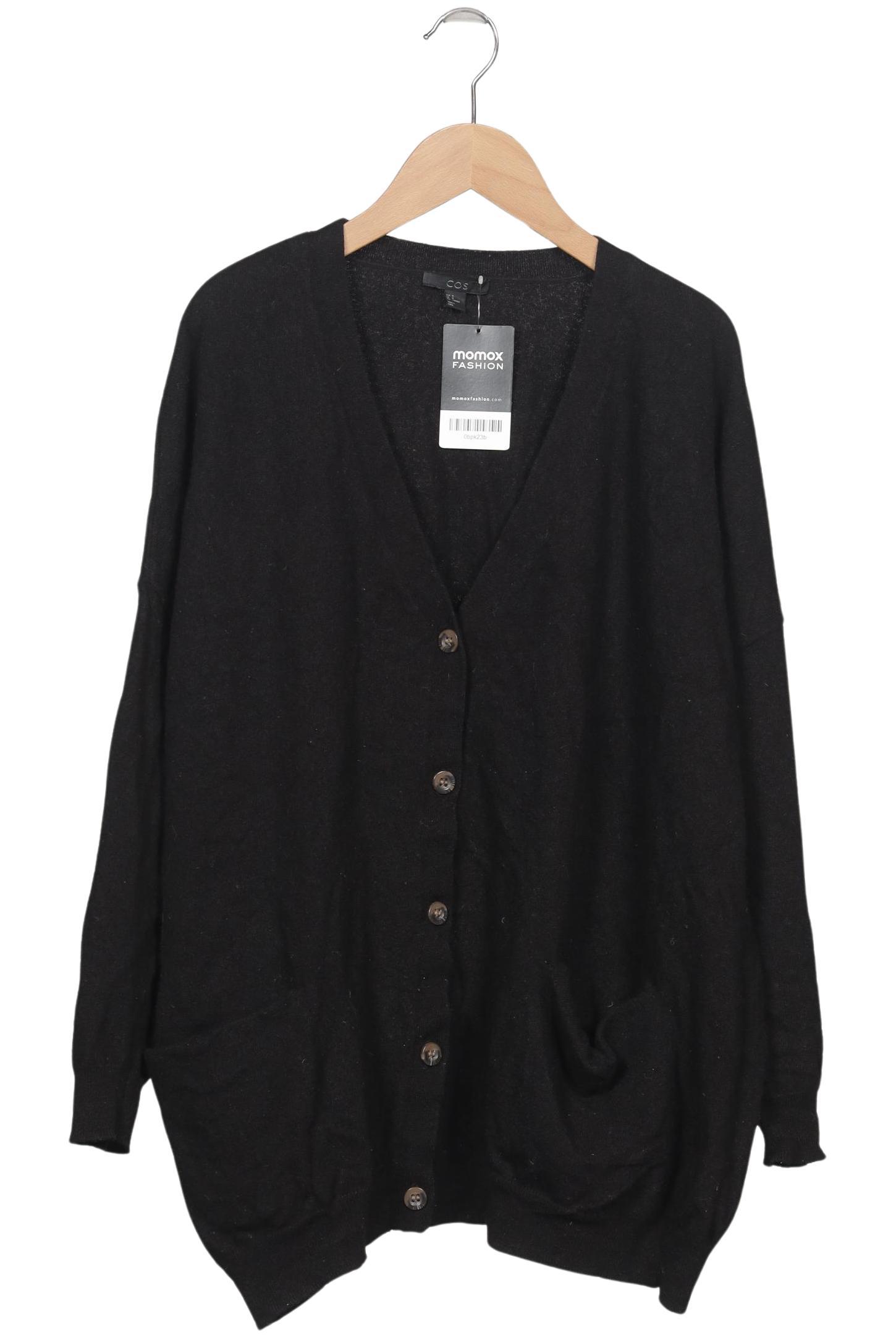 

COS Damen Strickjacke, schwarz, Gr. 38