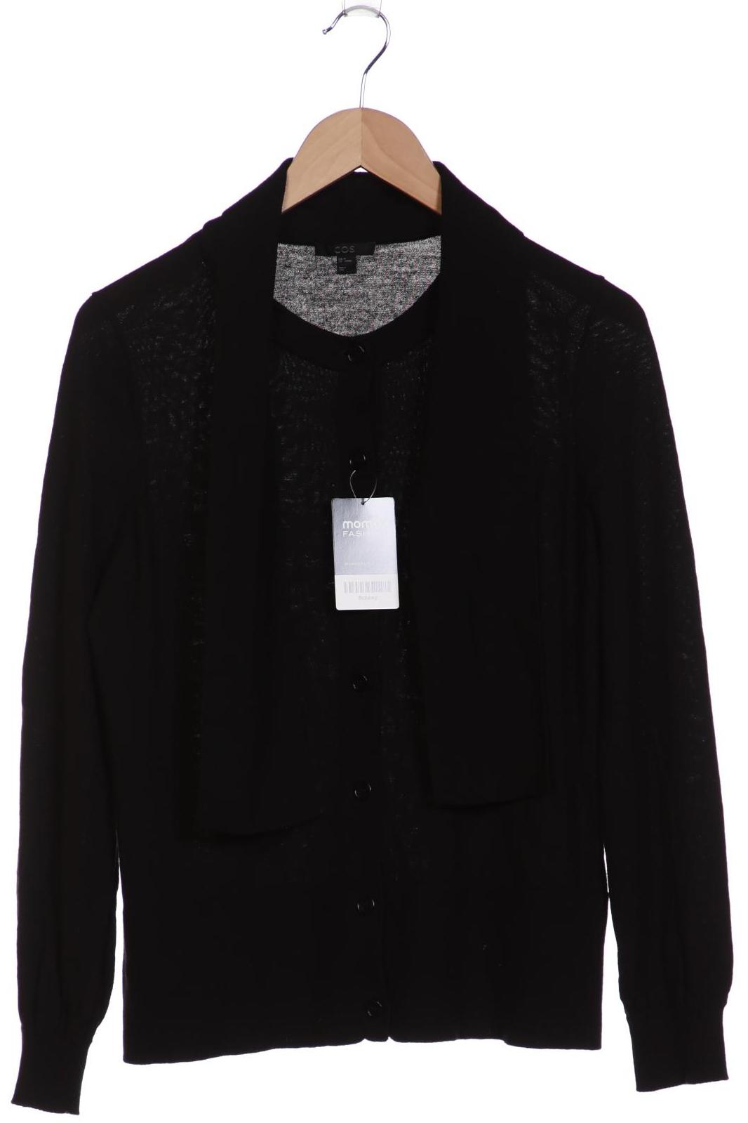 

COS Damen Strickjacke, schwarz, Gr. 38