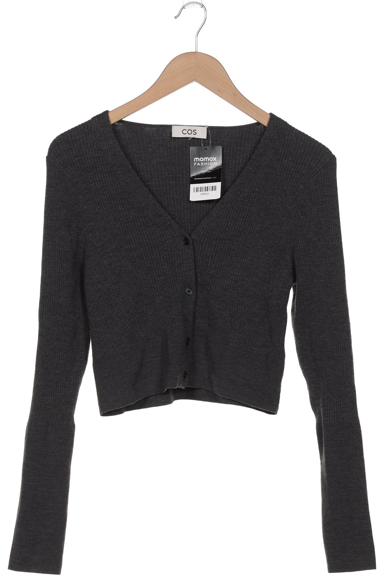 

COS Damen Strickjacke, grau, Gr. 34