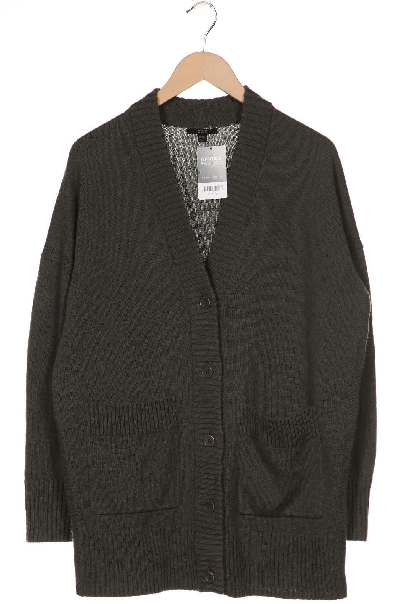 

COS Damen Strickjacke, grün, Gr. 34