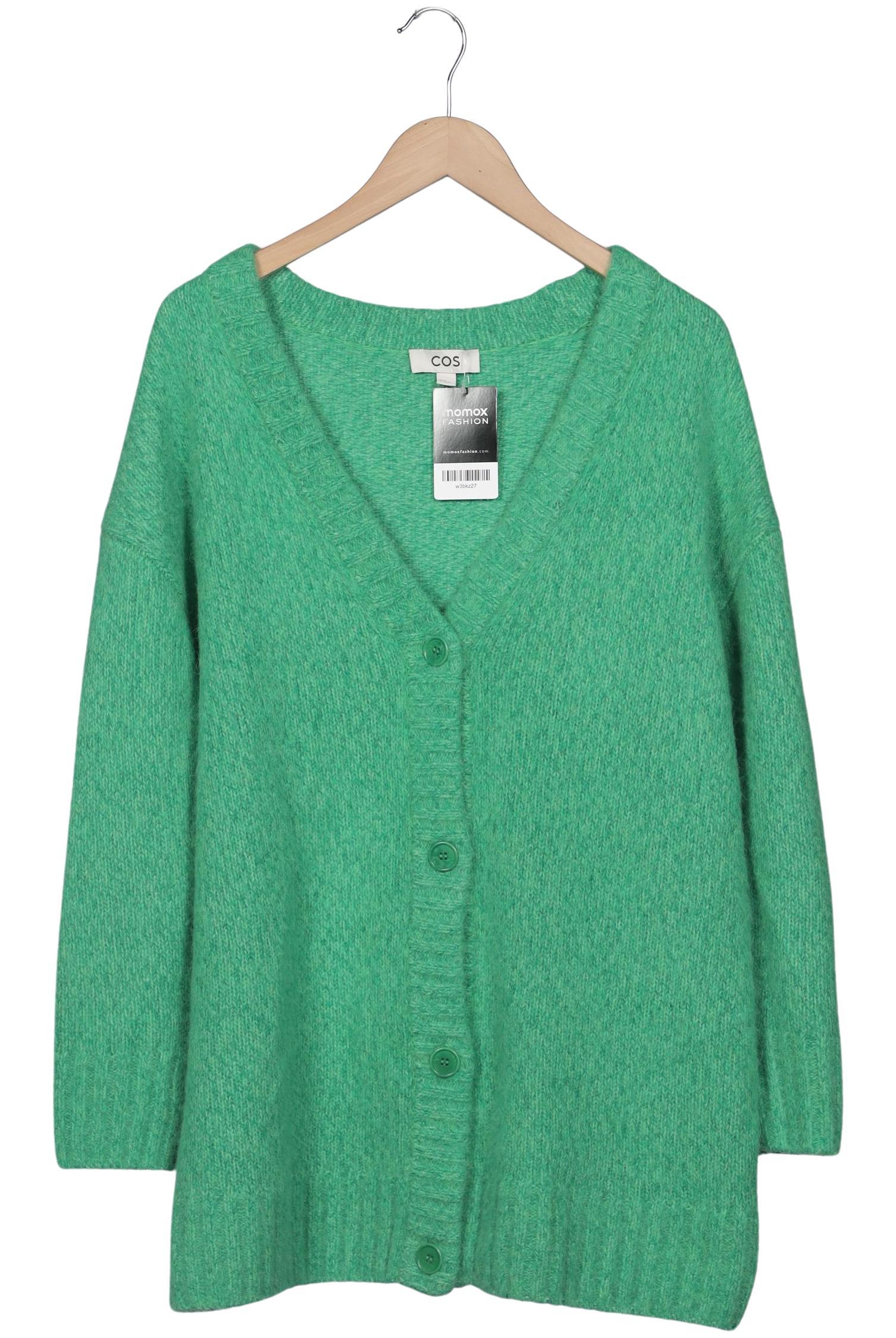 

COS Damen Strickjacke, grün, Gr. 38