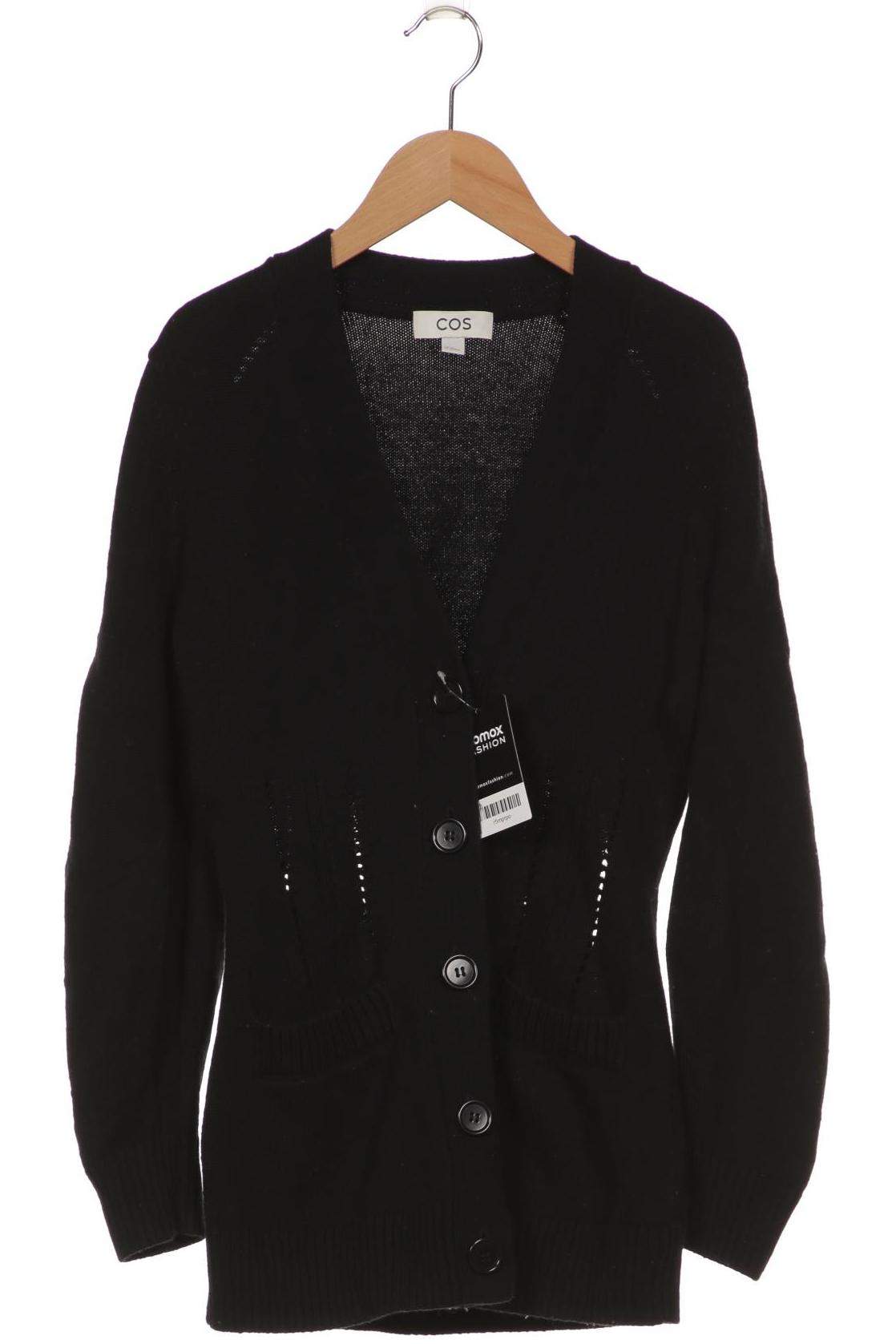 

COS Damen Strickjacke, schwarz, Gr. 34