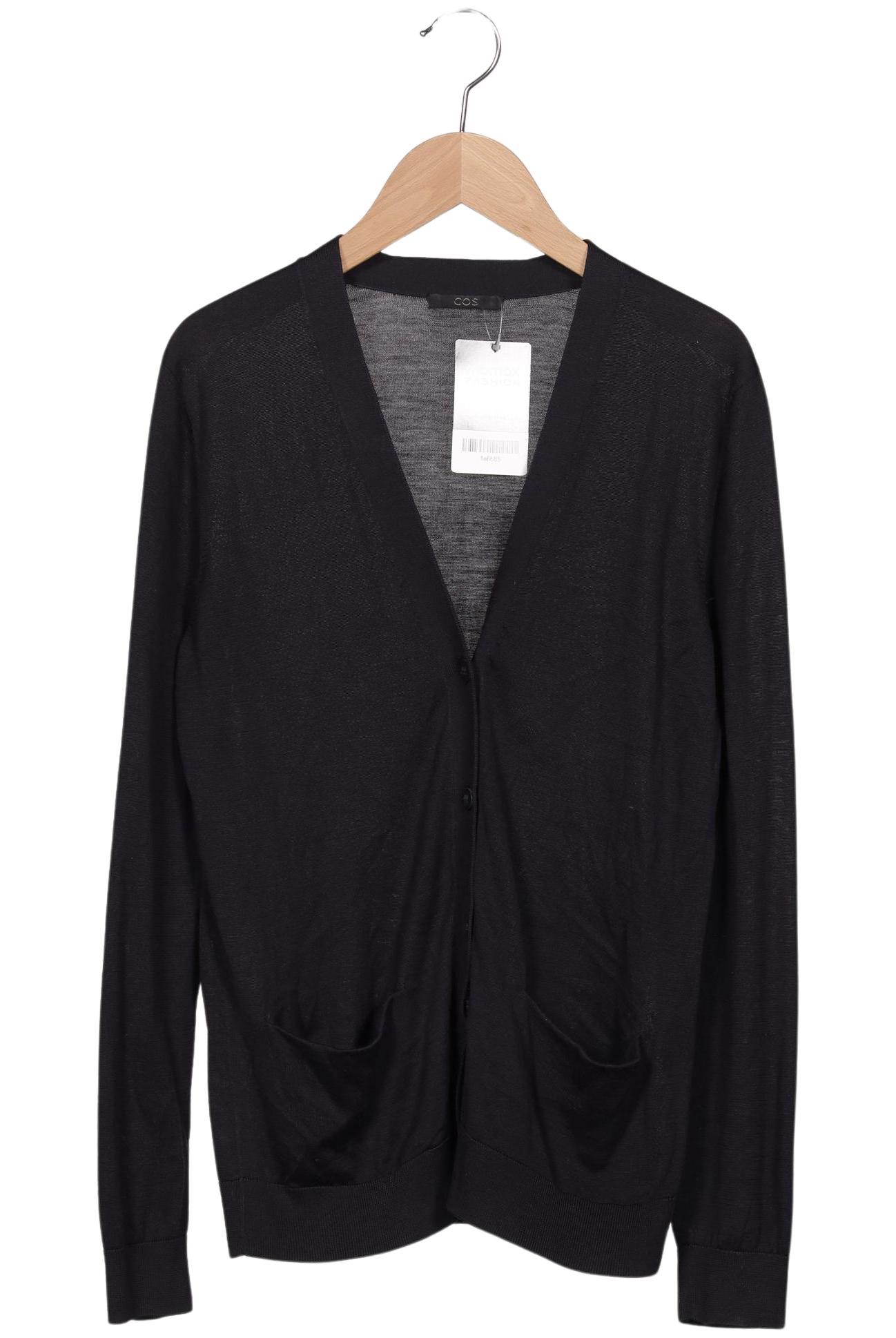 

COS Damen Strickjacke, marineblau, Gr. 38