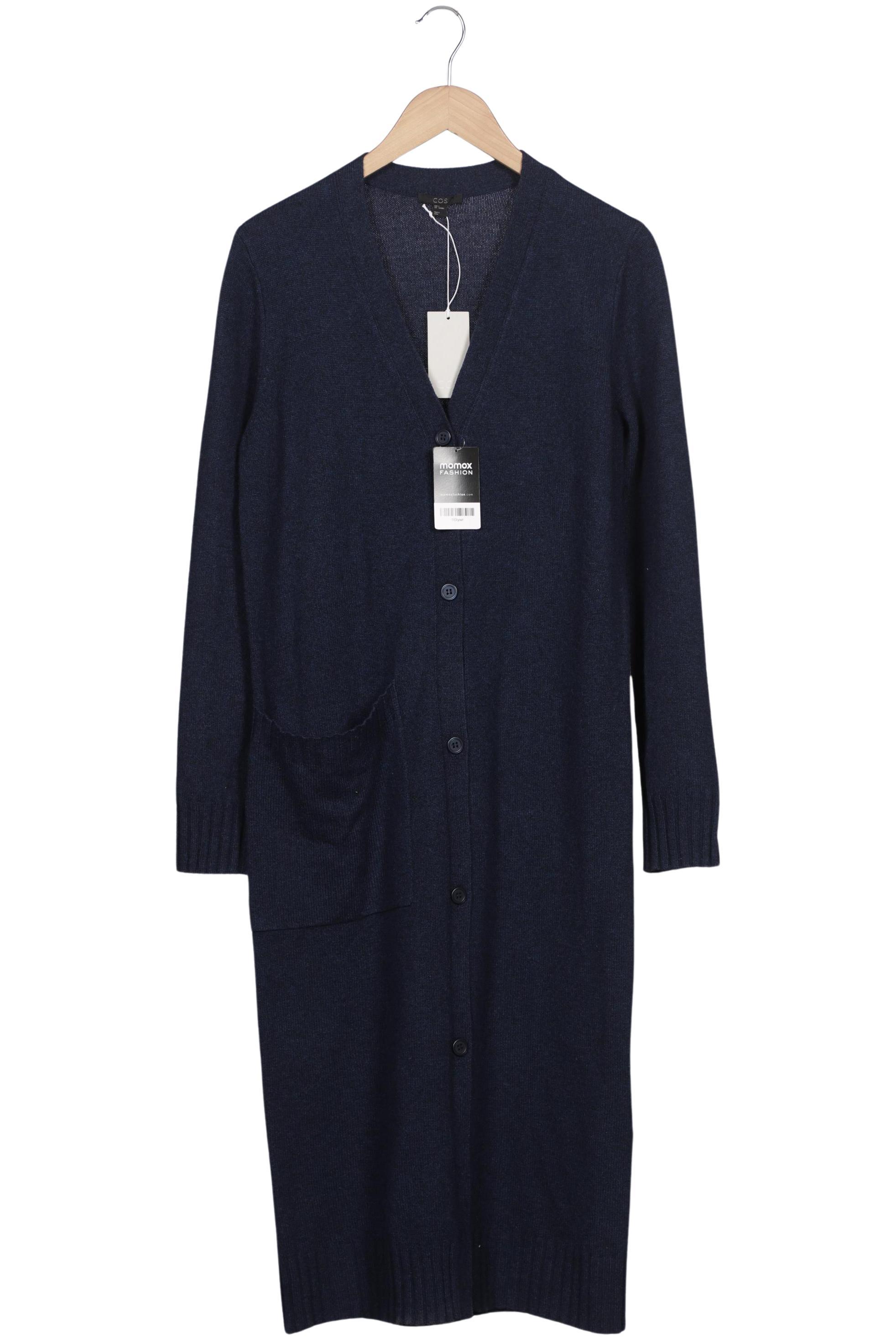 

COS Damen Strickjacke, marineblau, Gr. 36