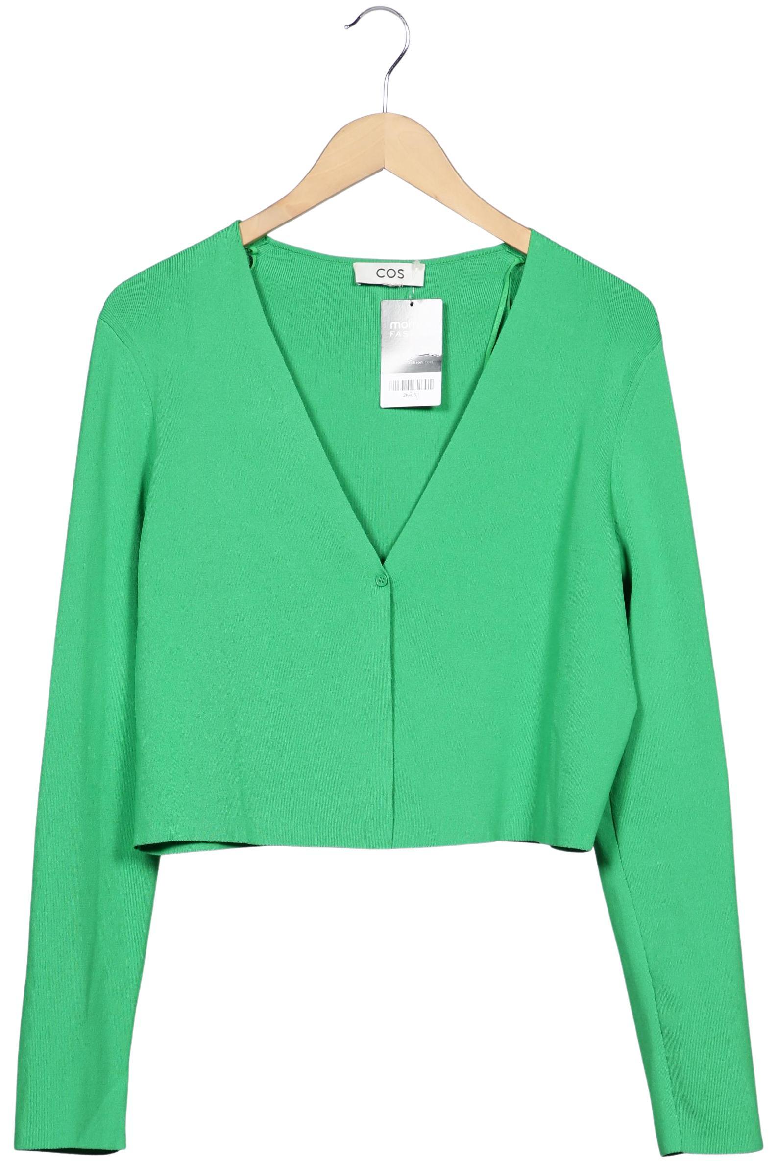 

COS Damen Strickjacke, grün, Gr. 42