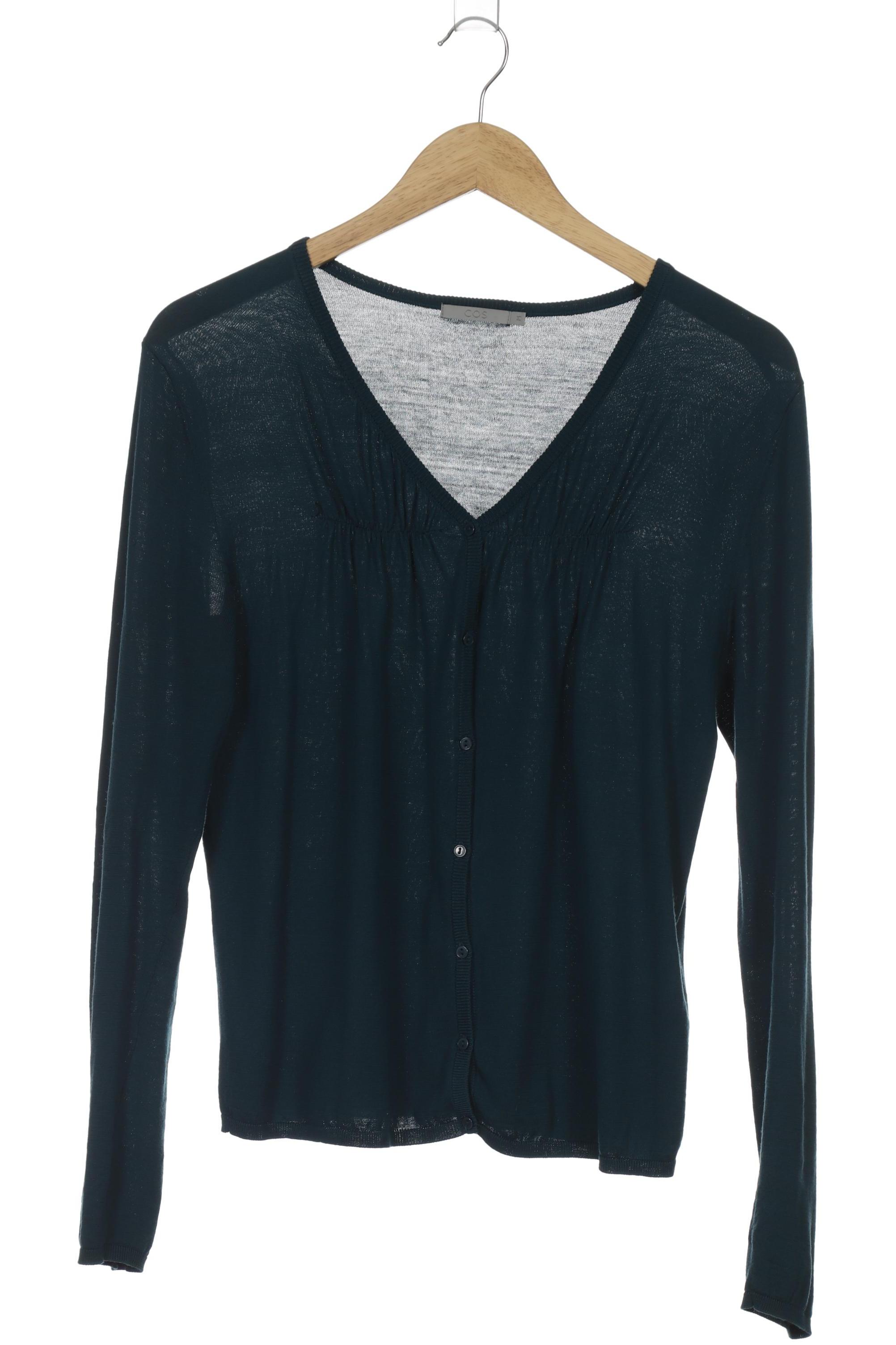 

COS Damen Strickjacke, türkis, Gr. 38