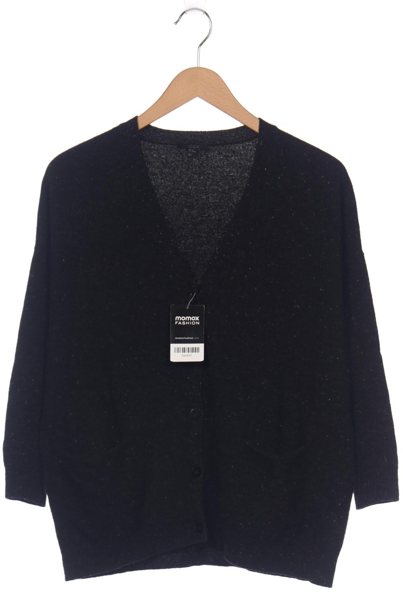 

COS Damen Strickjacke, schwarz, Gr. 34