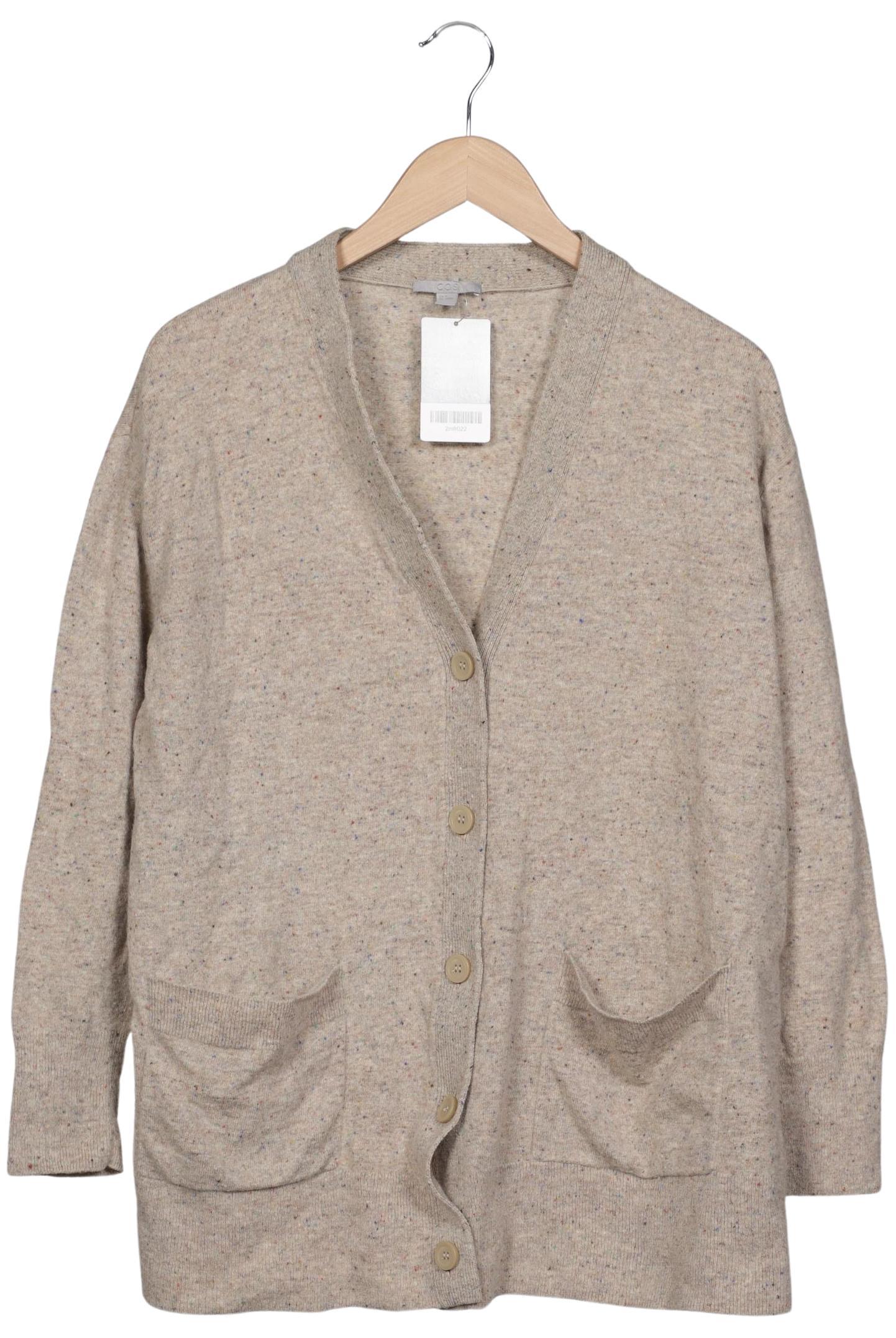 

COS Damen Strickjacke, beige, Gr. 38