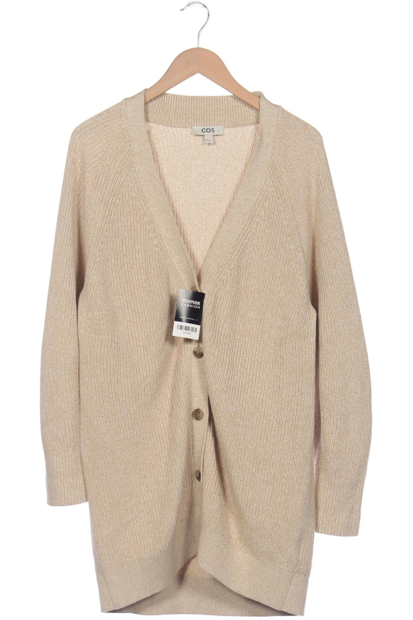 

COS Damen Strickjacke, beige, Gr. 38