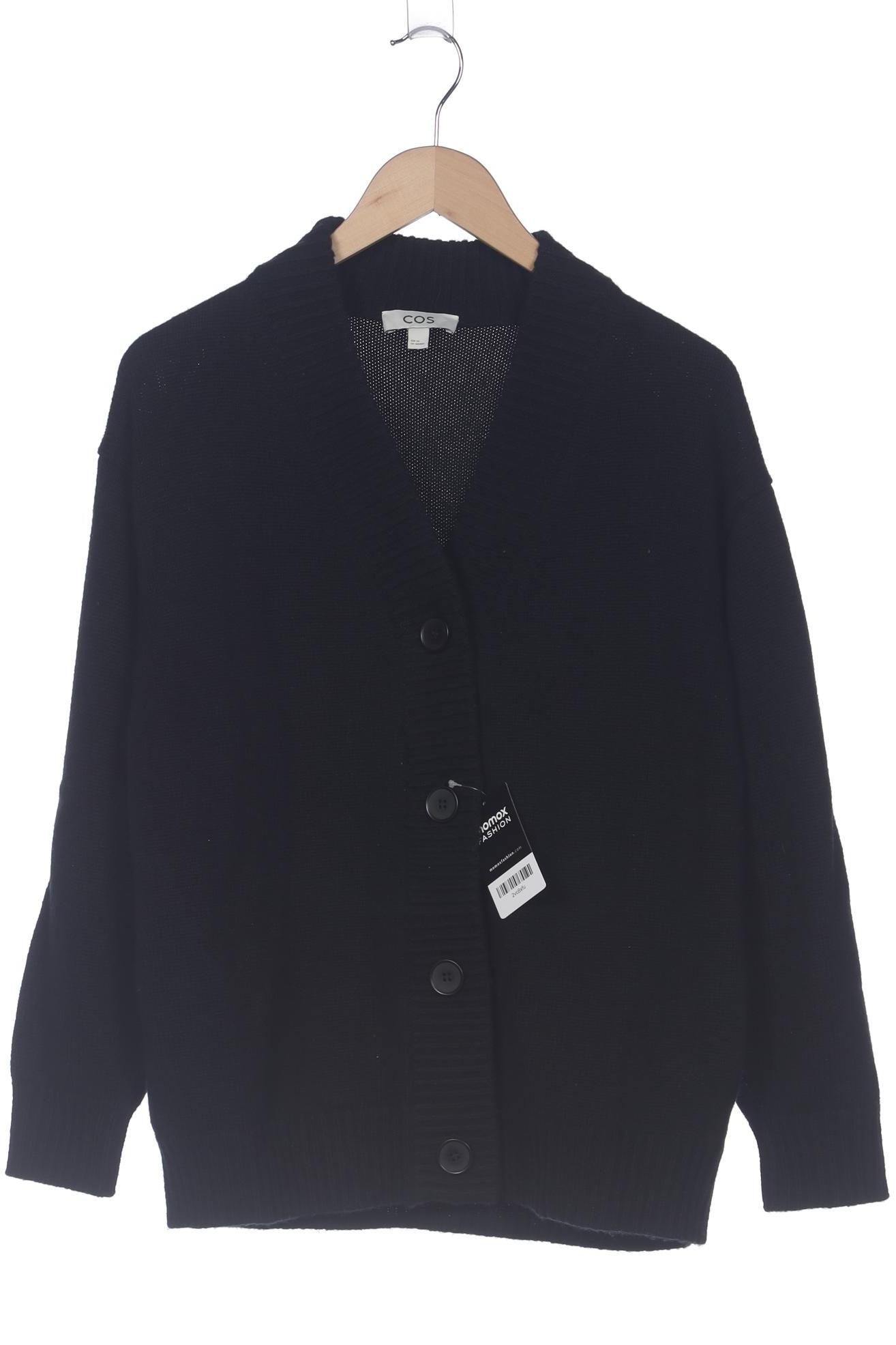 

COS Damen Strickjacke, schwarz, Gr. 34