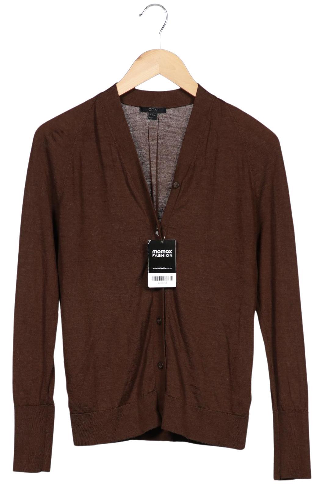 

COS Damen Strickjacke, braun, Gr. 36
