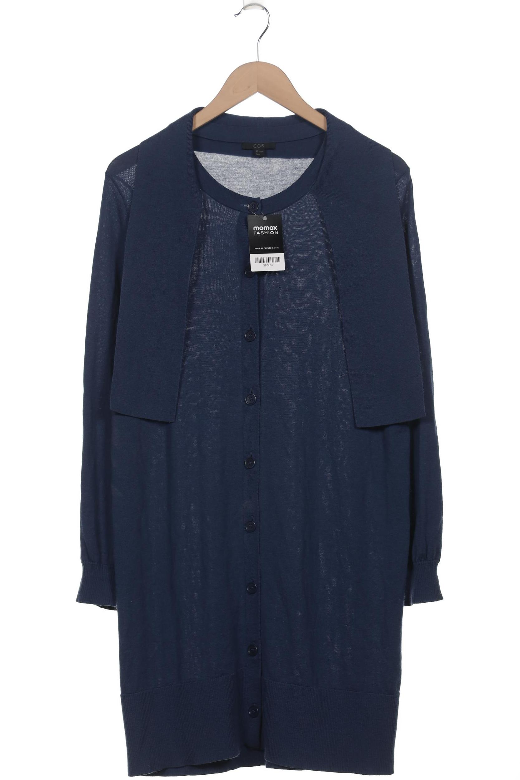 

COS Damen Strickjacke, marineblau, Gr. 42