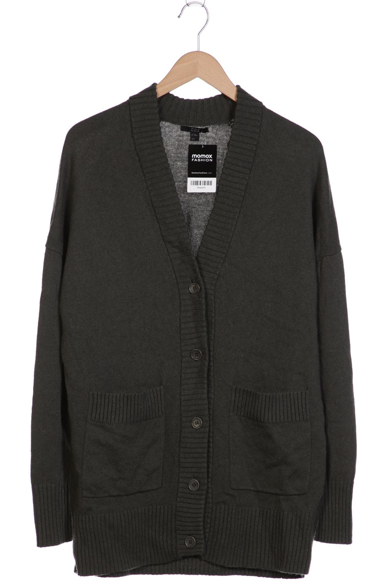 

COS Damen Strickjacke, grün, Gr. 34