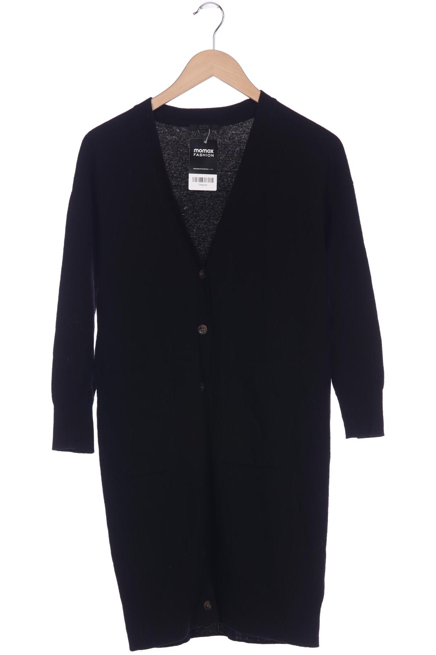 

COS Damen Strickjacke, schwarz, Gr. 34