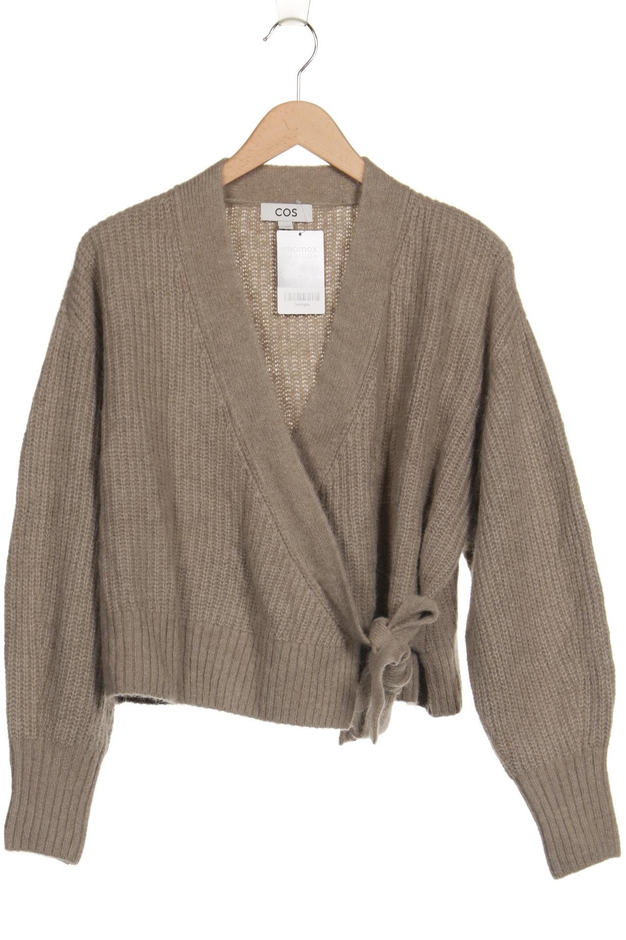 

COS Damen Strickjacke, beige, Gr. 36