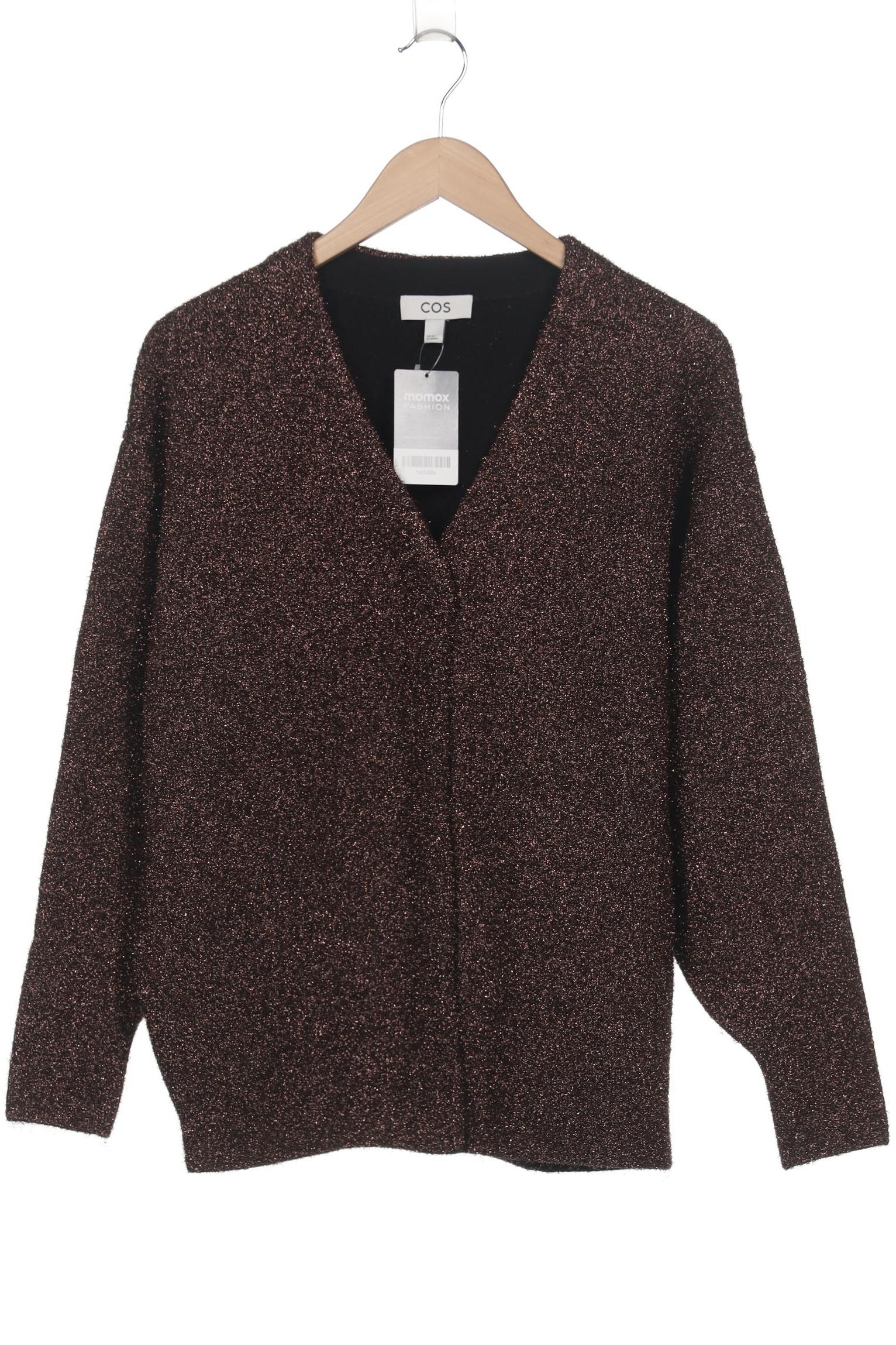 

COS Damen Strickjacke, bordeaux, Gr. 34