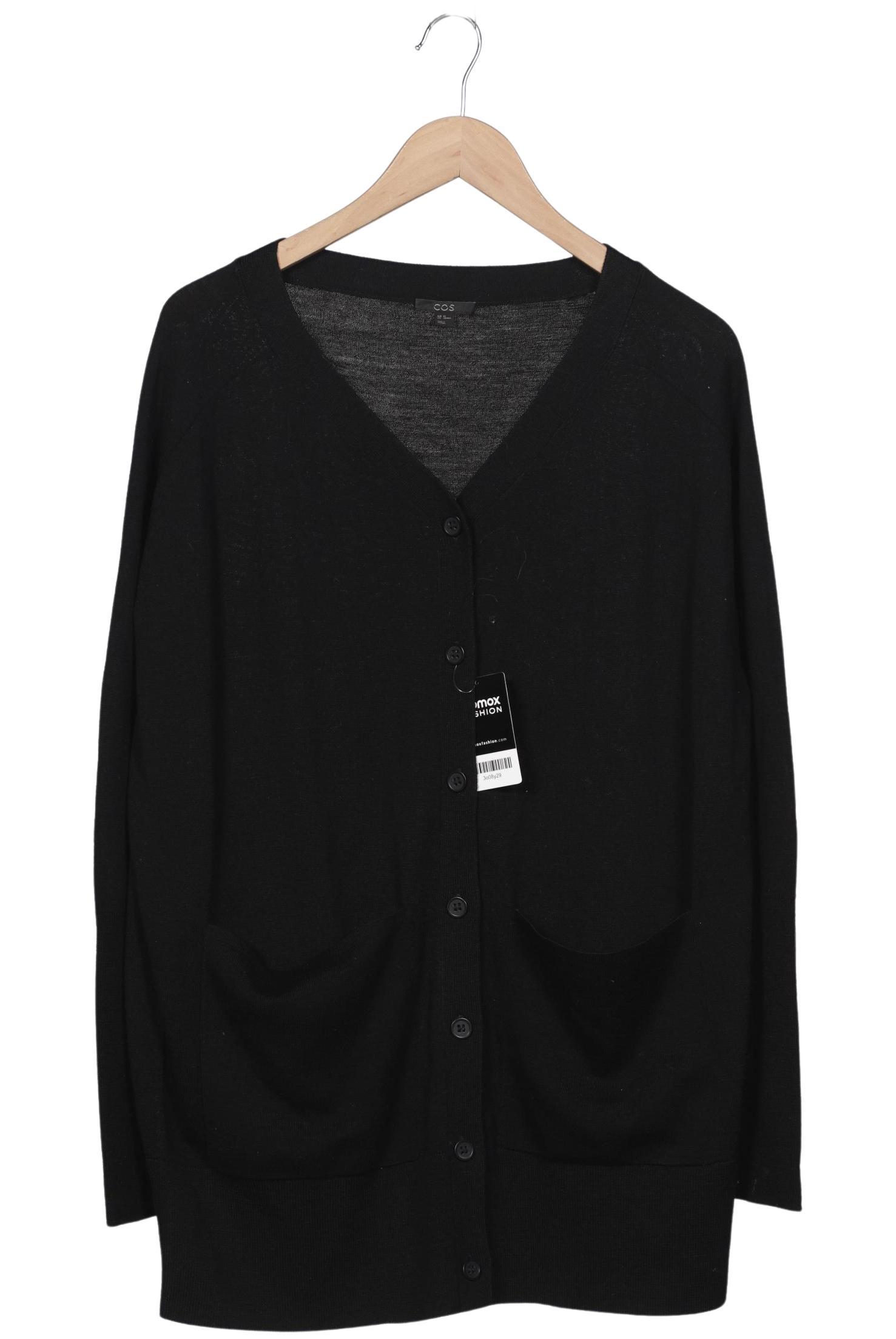 

COS Damen Strickjacke, schwarz, Gr. 34