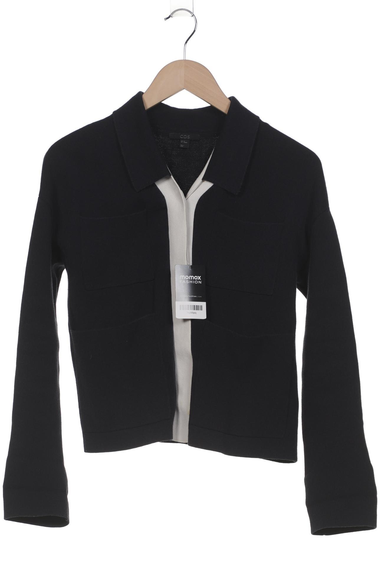 

COS Damen Strickjacke, marineblau, Gr. 34