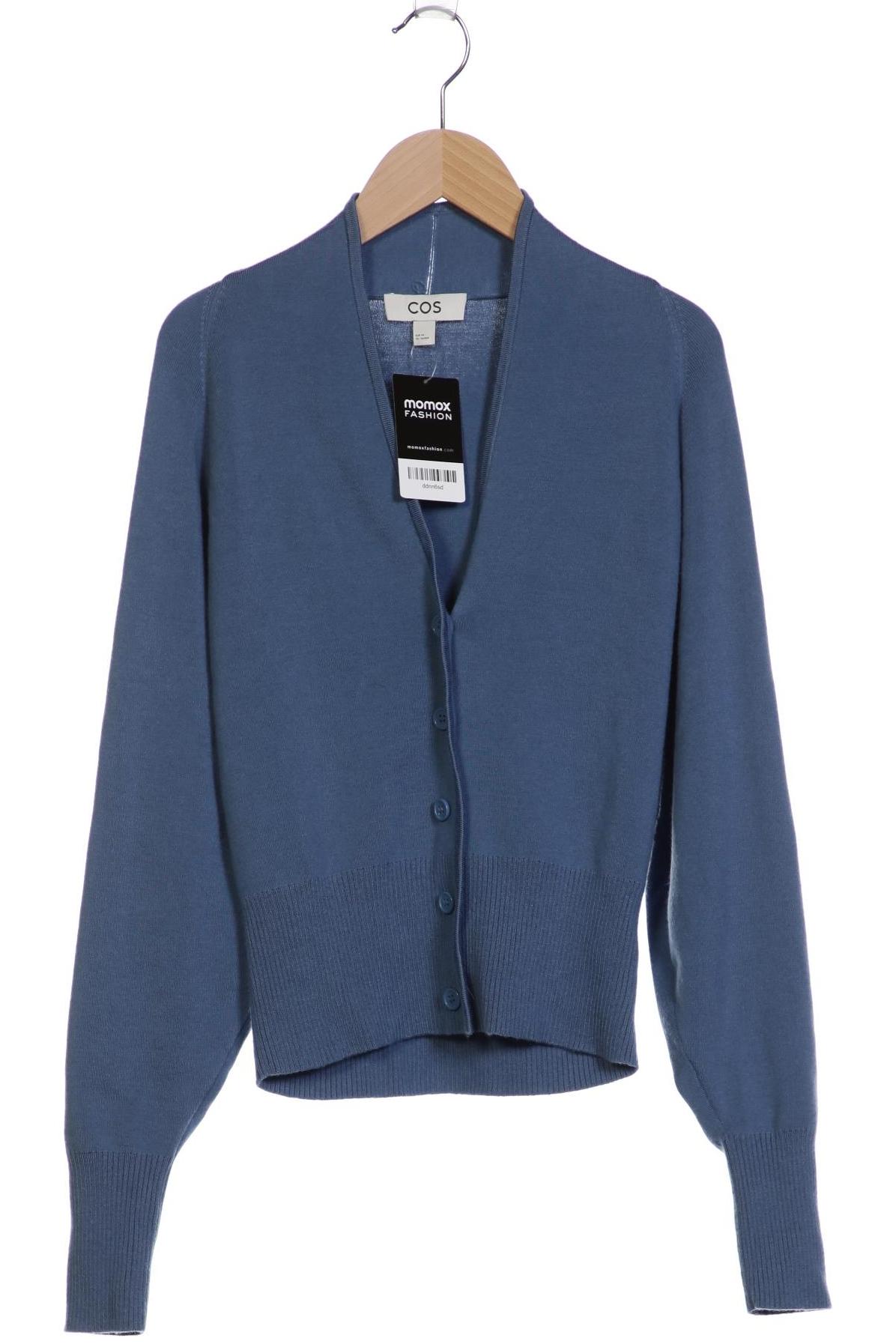 

COS Damen Strickjacke, marineblau, Gr. 34