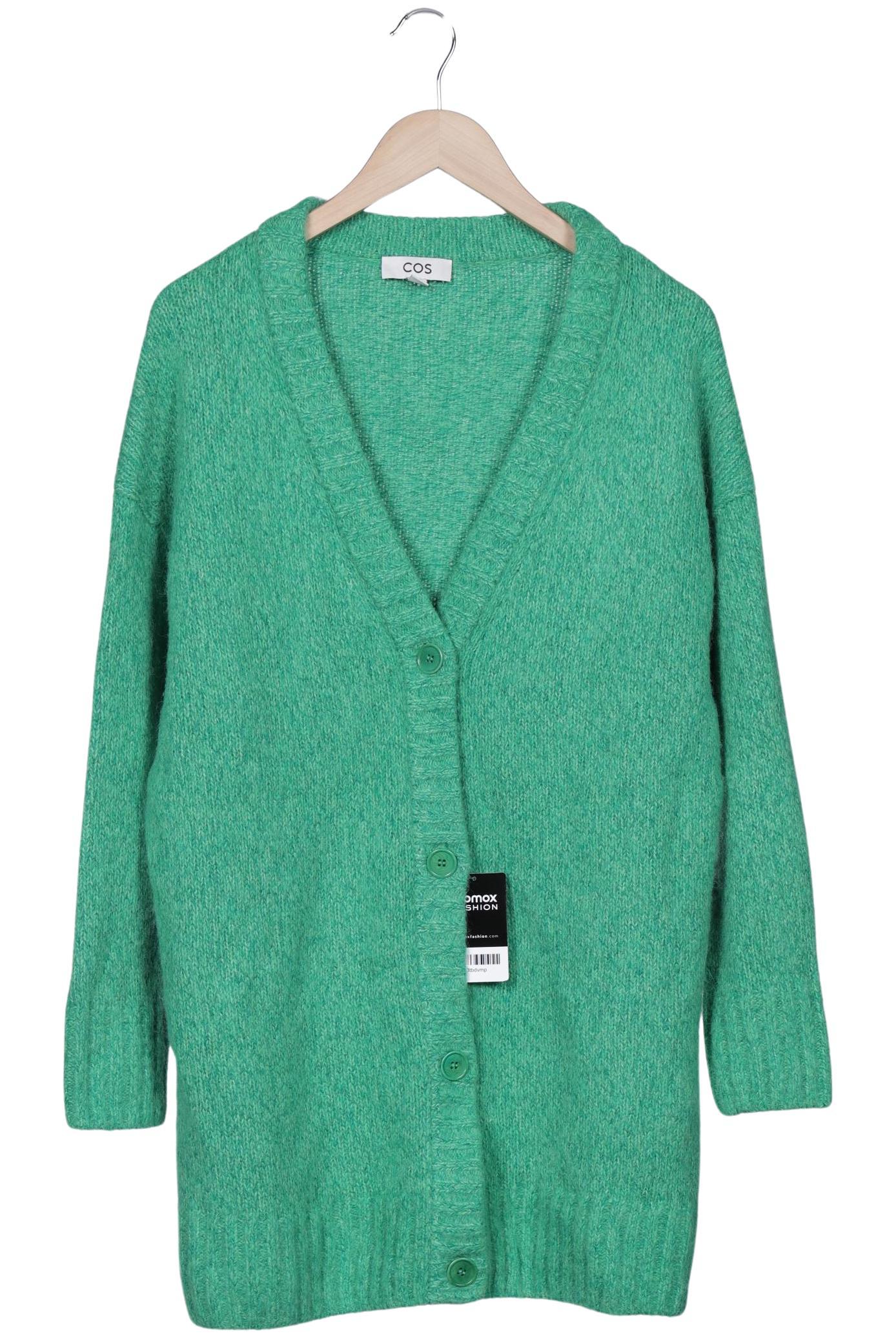 

COS Damen Strickjacke, grün, Gr. 38