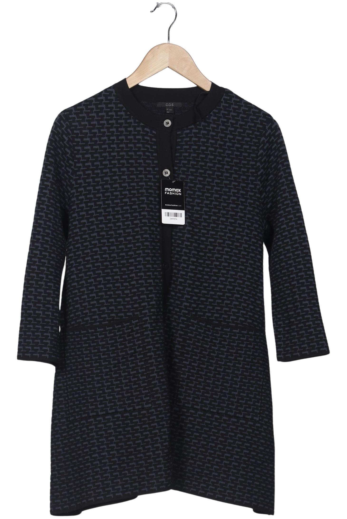 

COS Damen Strickjacke, marineblau, Gr. 36