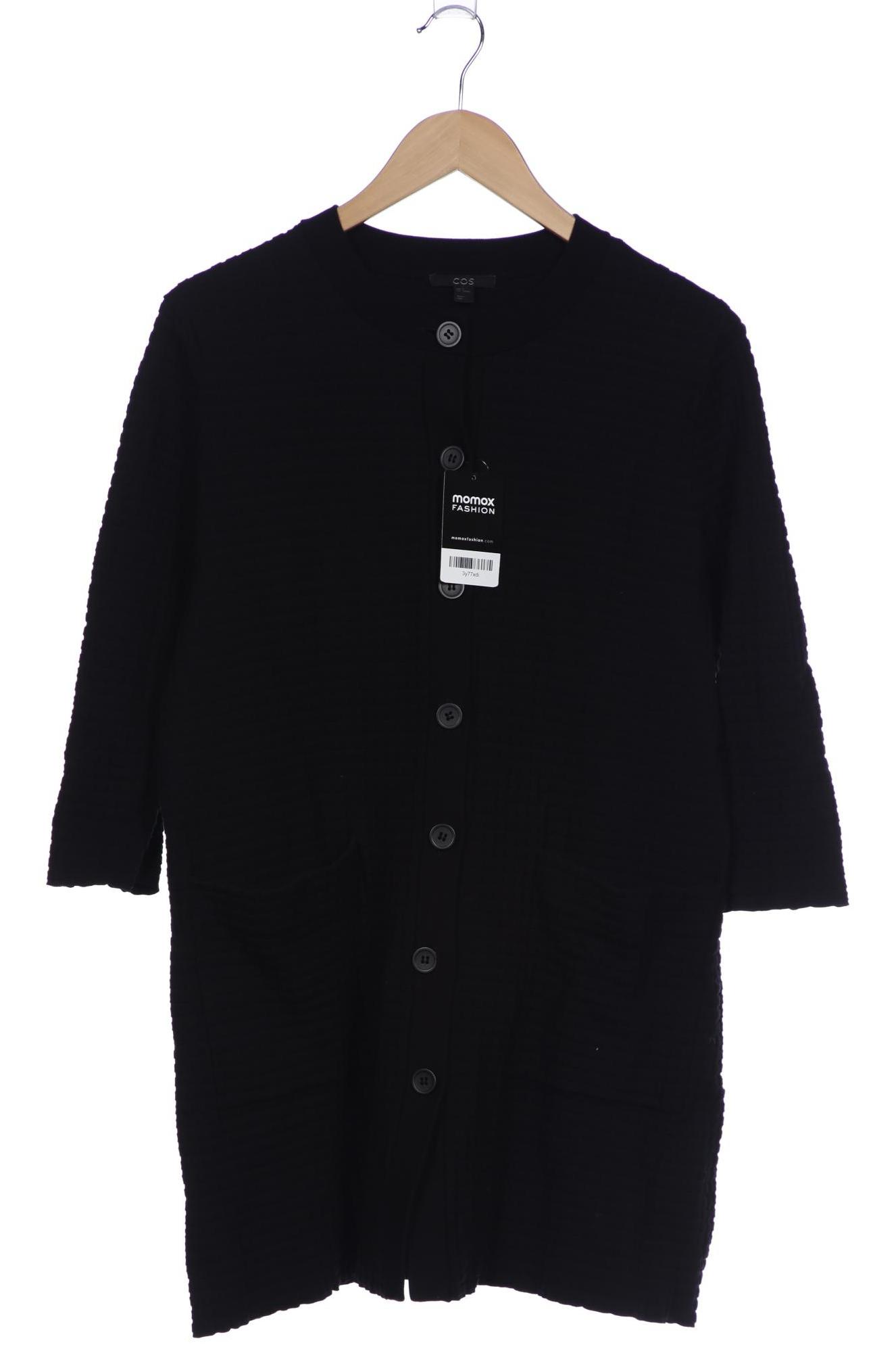 

COS Damen Strickjacke, schwarz, Gr. 38