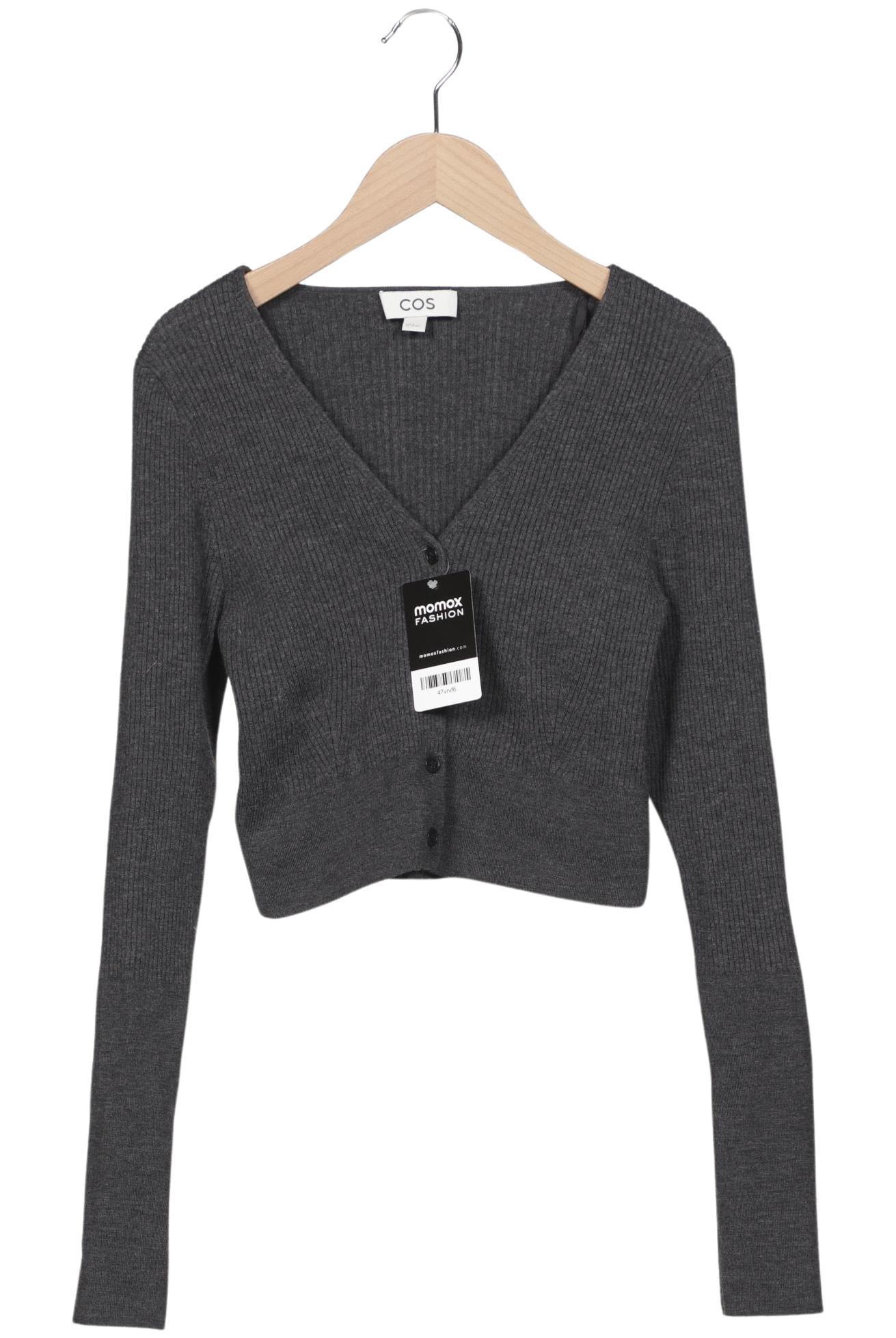 

COS Damen Strickjacke, grau, Gr. 38