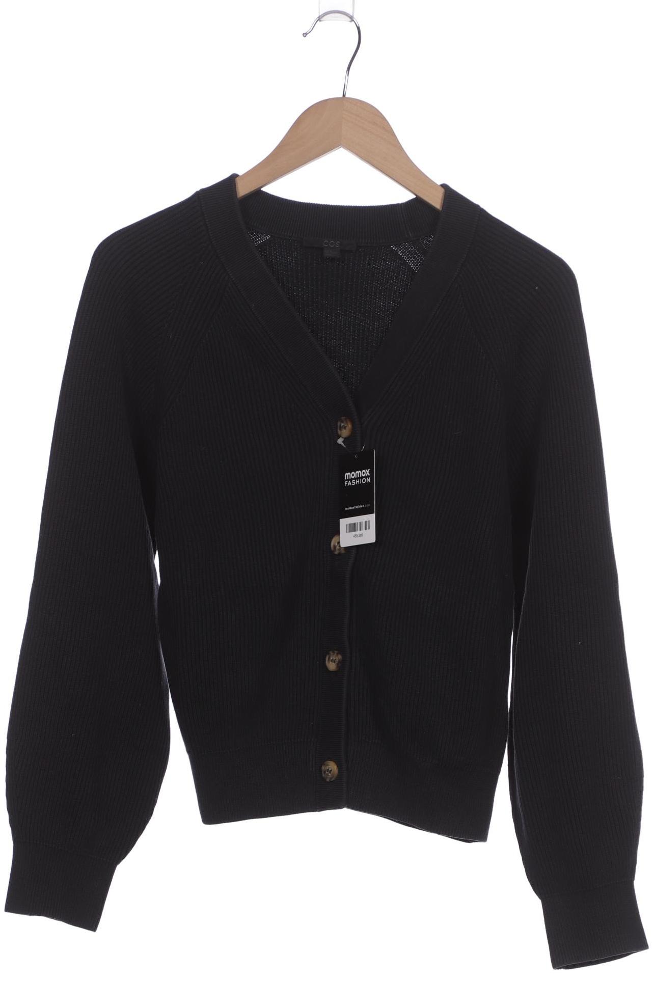 

COS Damen Strickjacke, schwarz, Gr. 38
