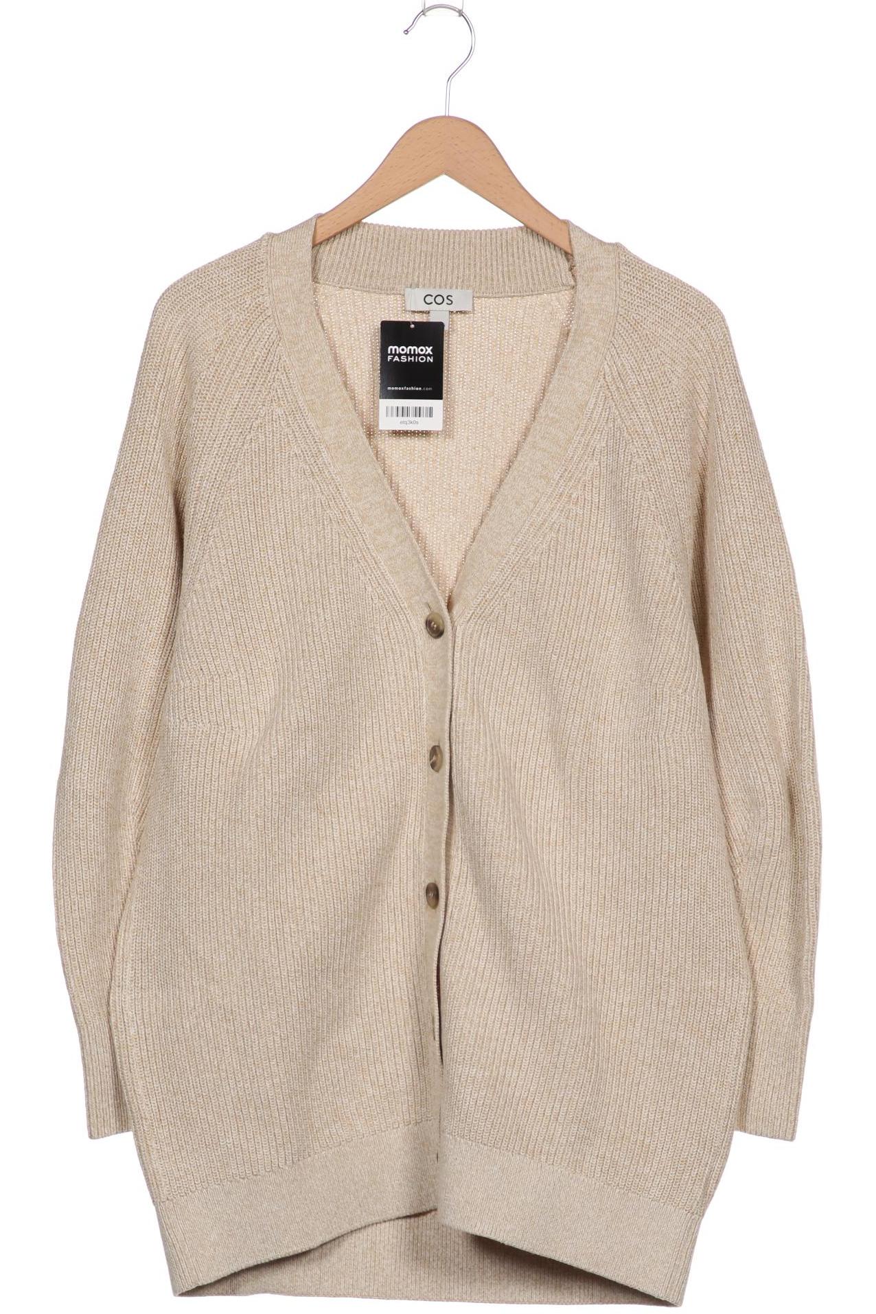 

COS Damen Strickjacke, beige, Gr. 38