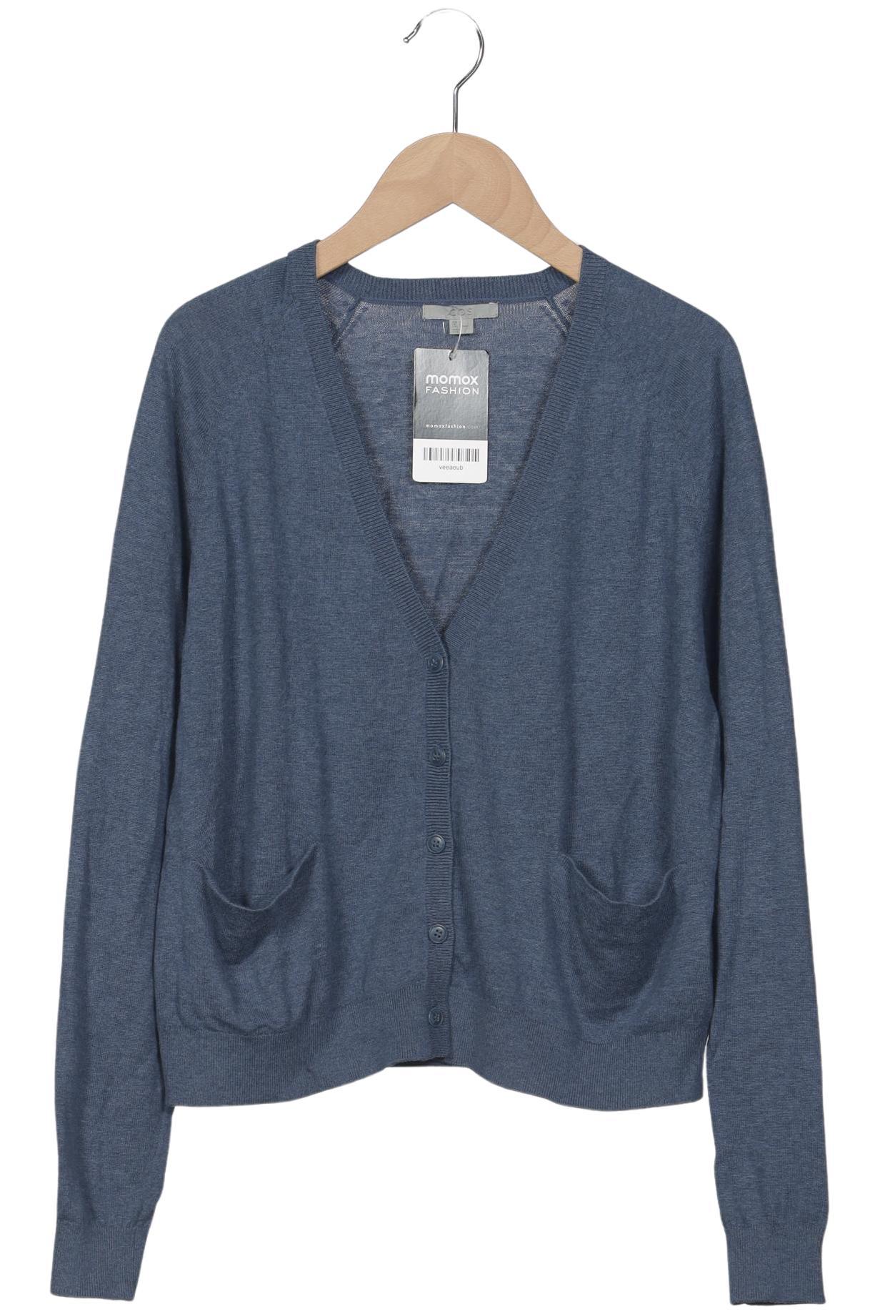 

COS Damen Strickjacke, blau, Gr. 34