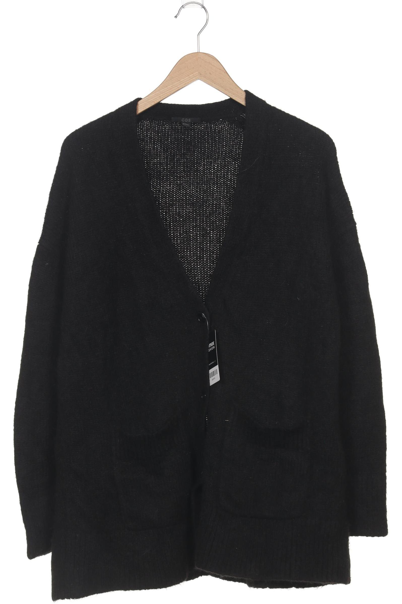 

COS Damen Strickjacke, schwarz, Gr. 38