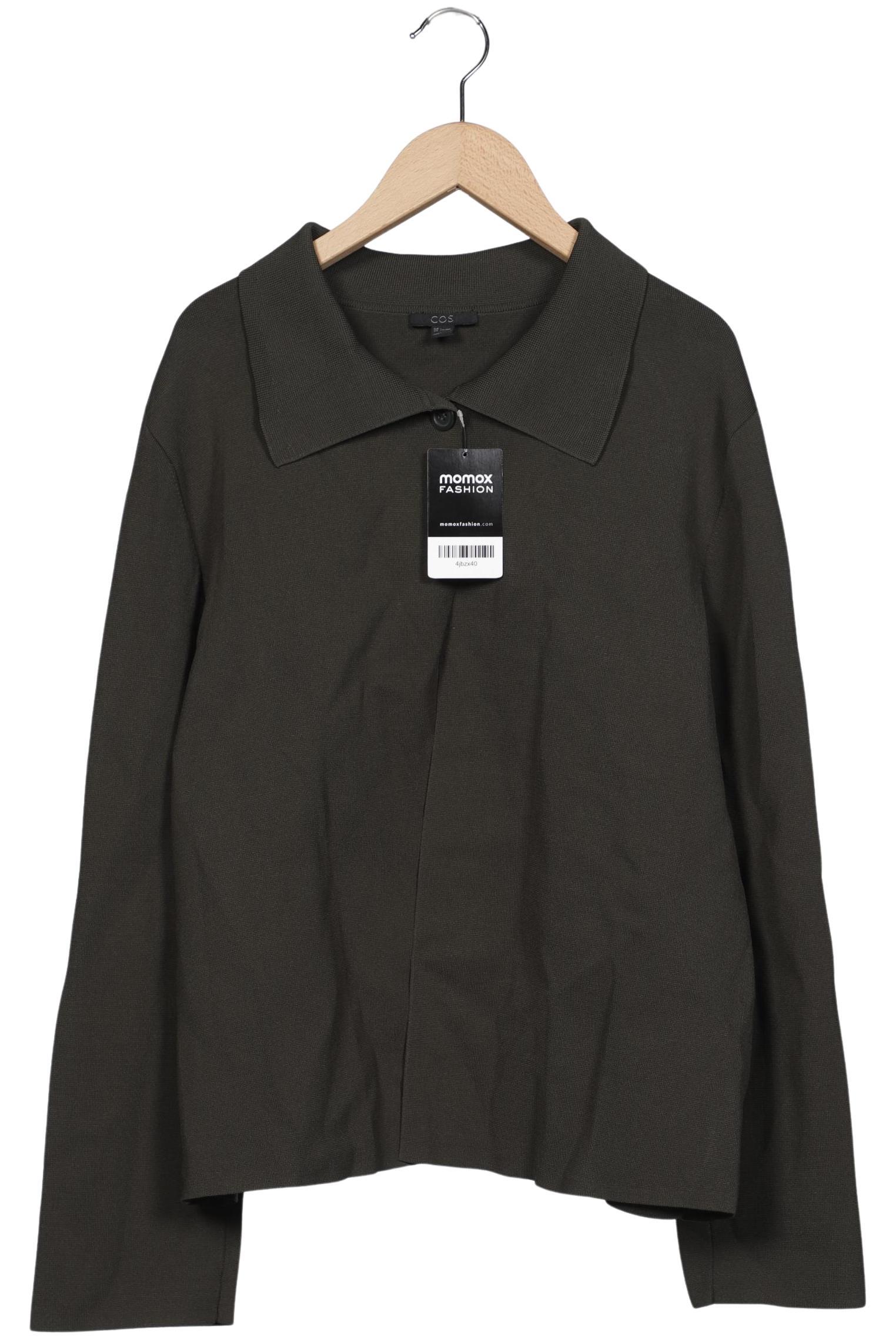 

COS Damen Strickjacke, grün, Gr. 42
