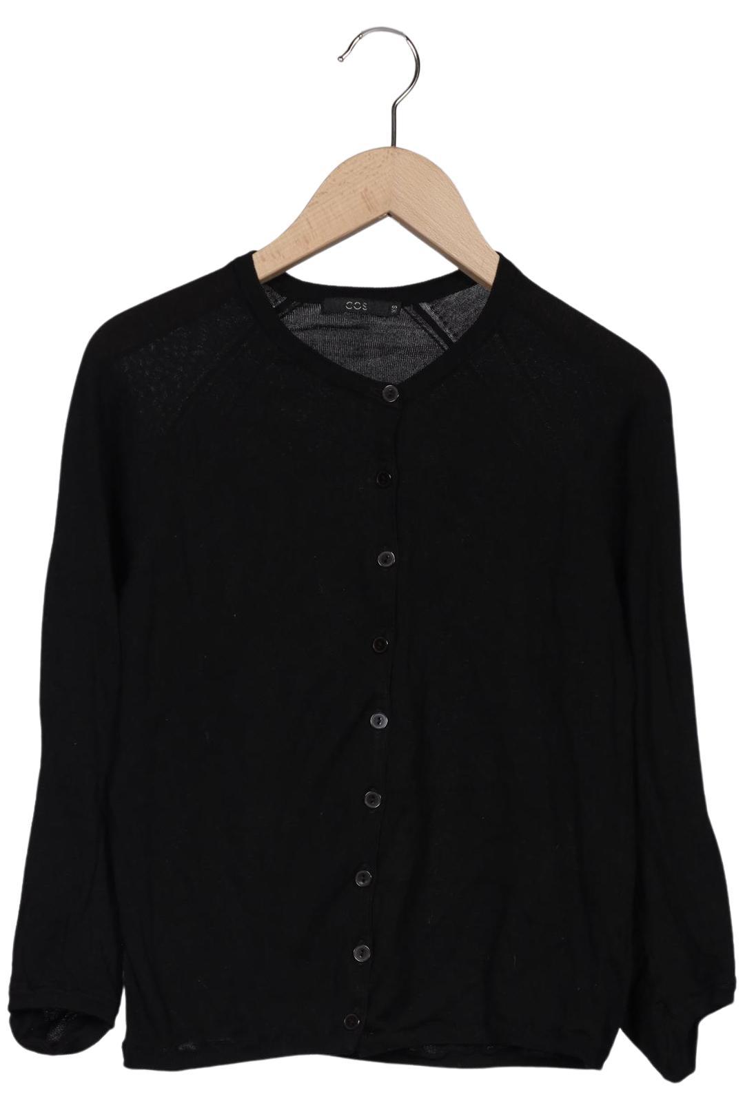 

COS Damen Strickjacke, schwarz, Gr. 34