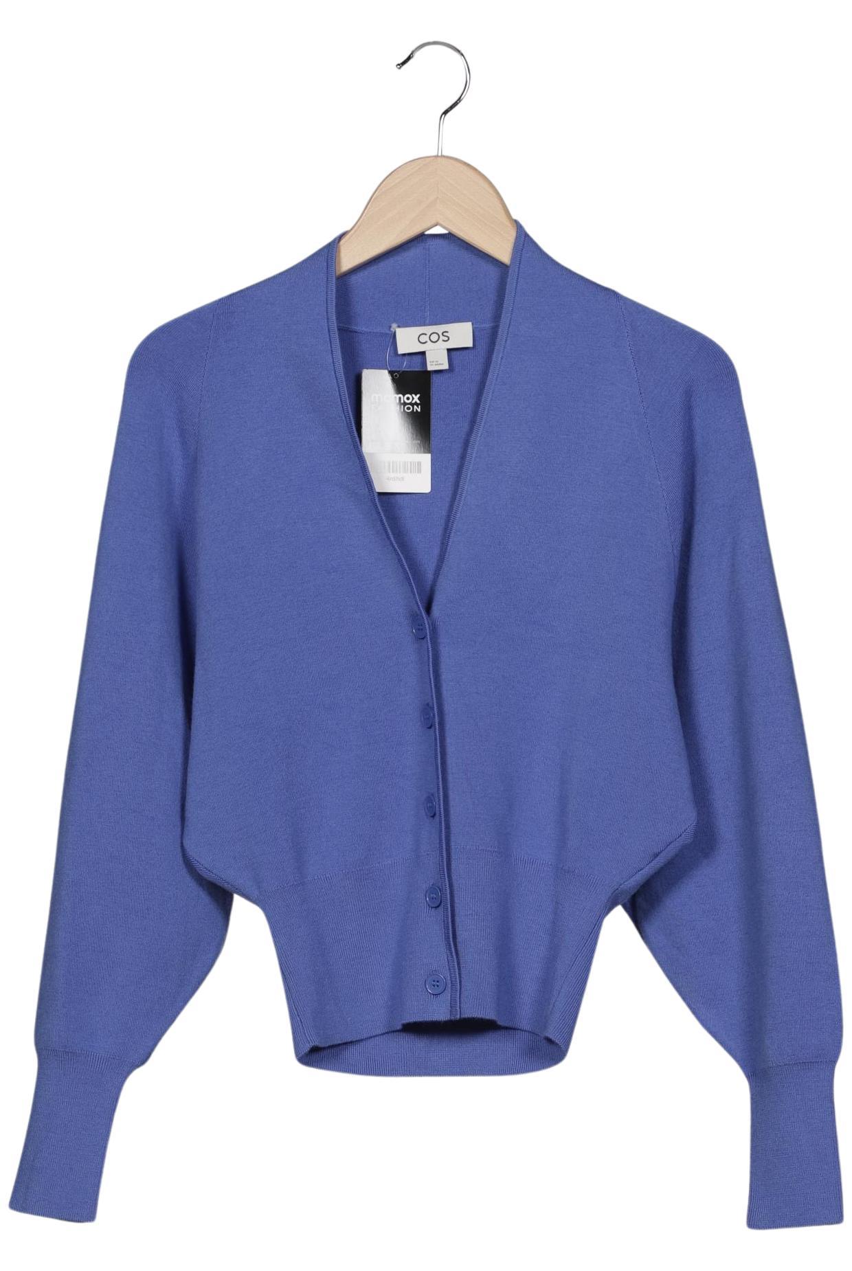 

COS Damen Strickjacke, blau, Gr. 34