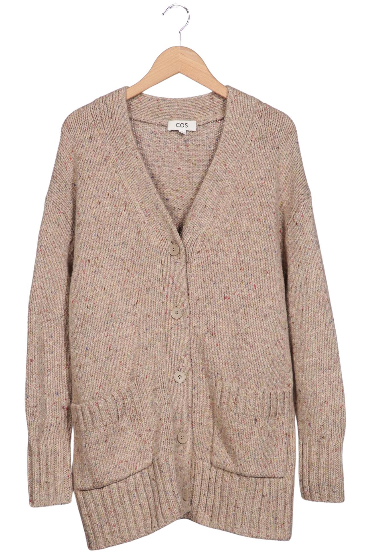 

COS Damen Strickjacke, beige, Gr. 36