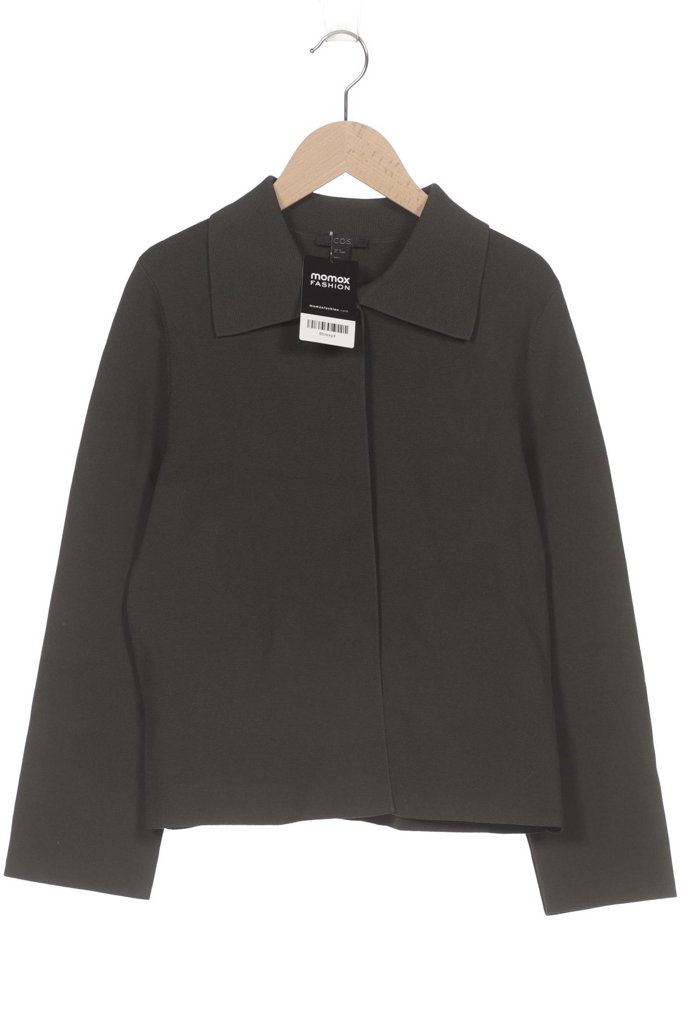 

COS Damen Strickjacke, grün, Gr. 34