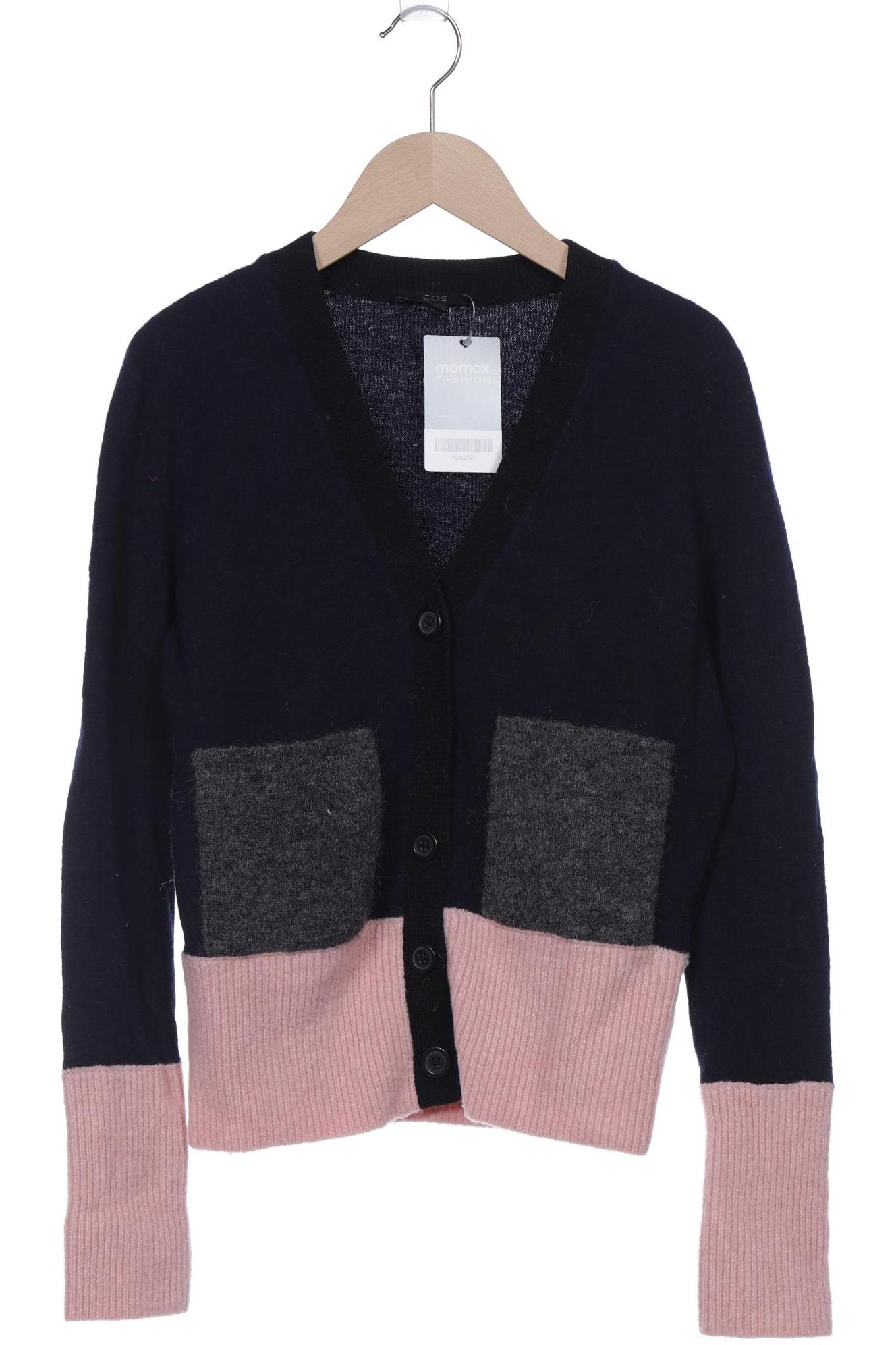 

COS Damen Strickjacke, marineblau, Gr. 34