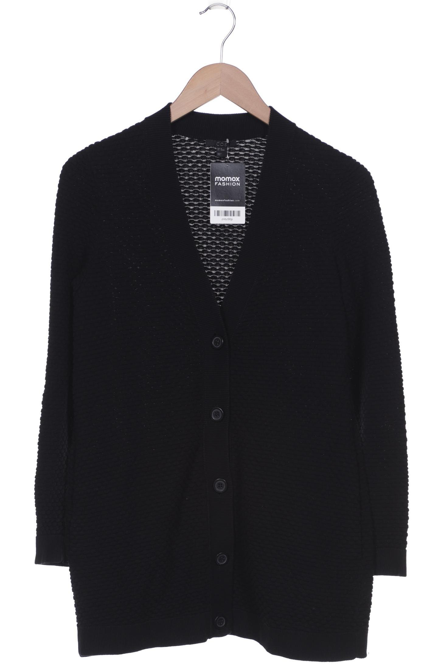 

COS Damen Strickjacke, schwarz, Gr. 34
