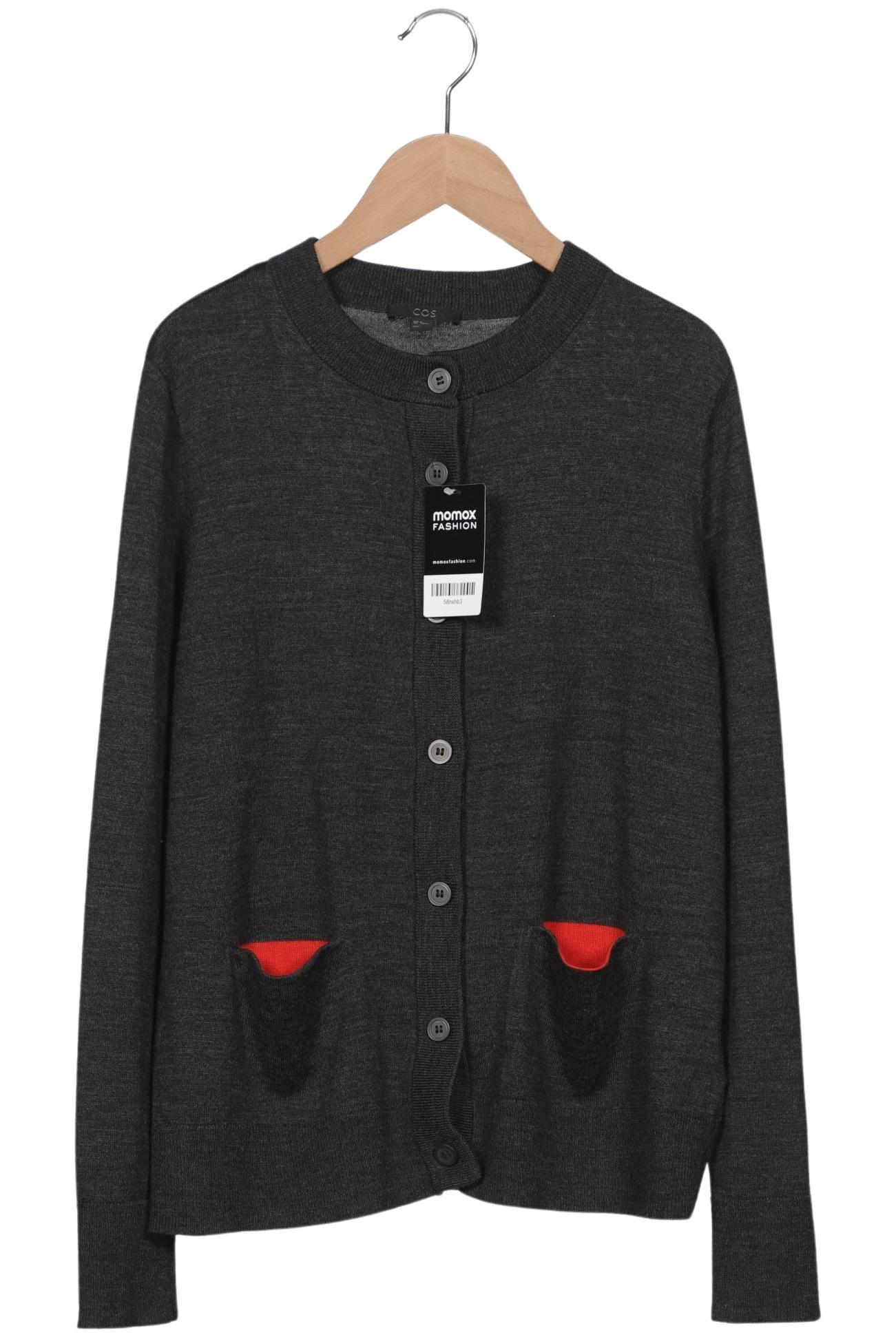 

COS Damen Strickjacke, grau, Gr. 38