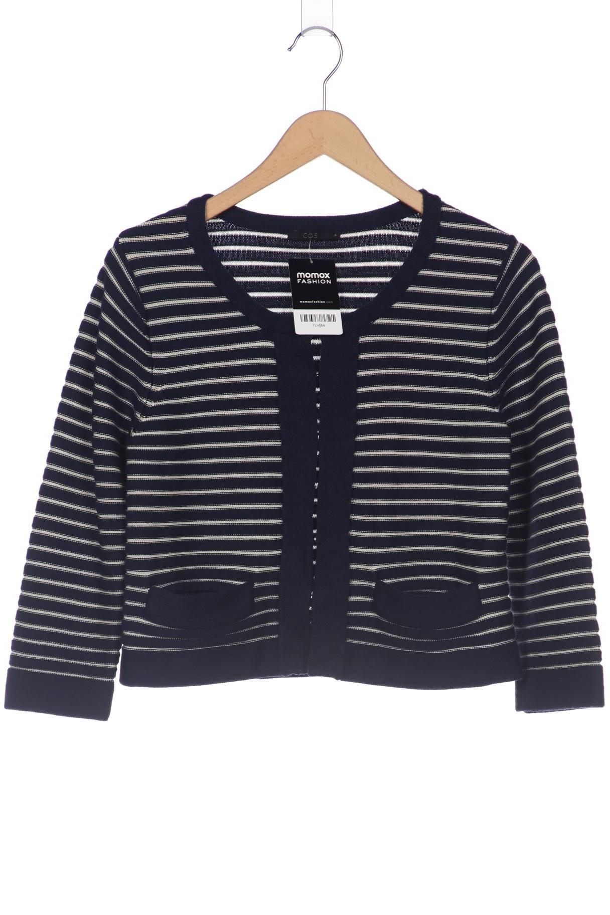 

COS Damen Strickjacke, blau, Gr. 38