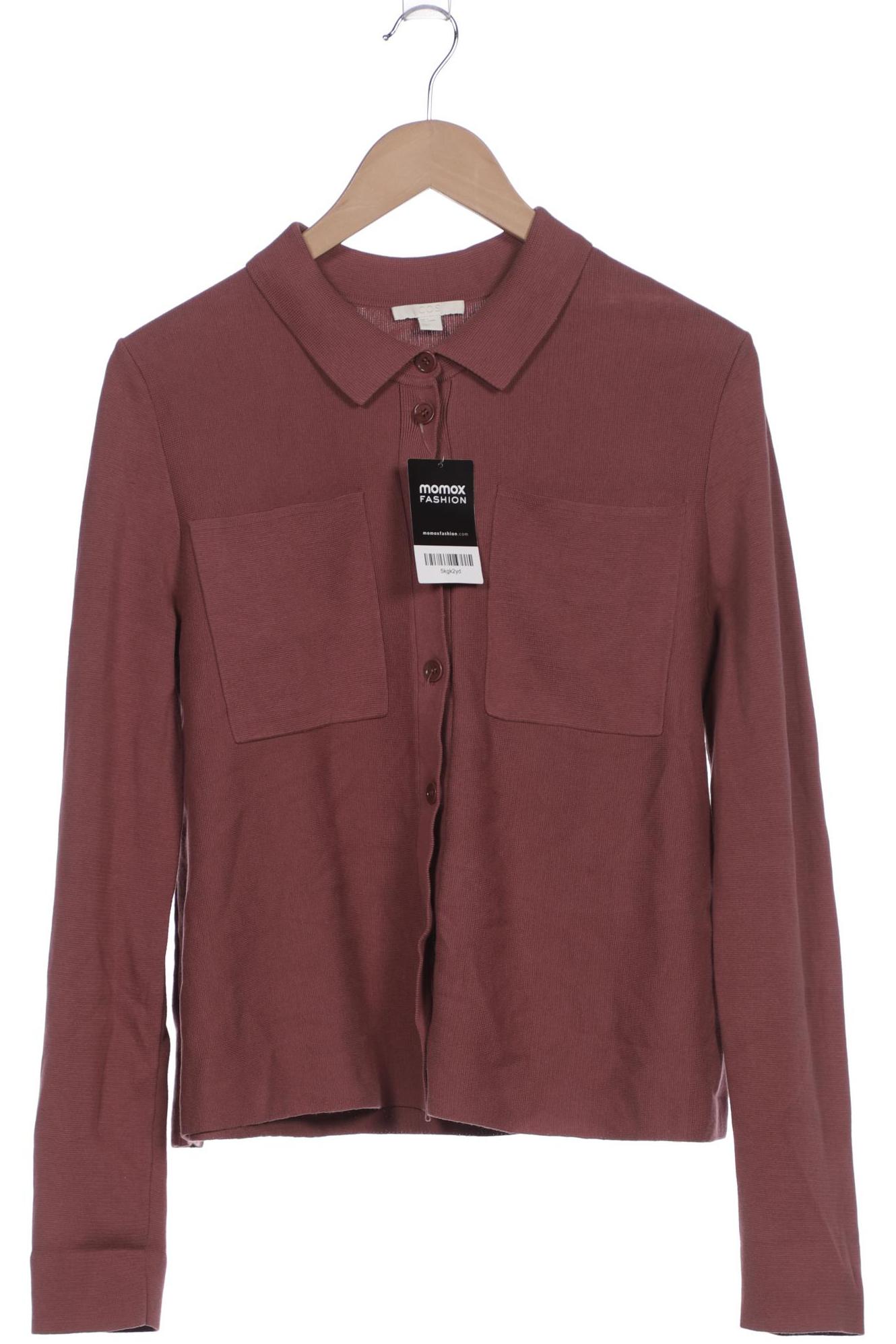 

COS Damen Strickjacke, bordeaux, Gr. 36