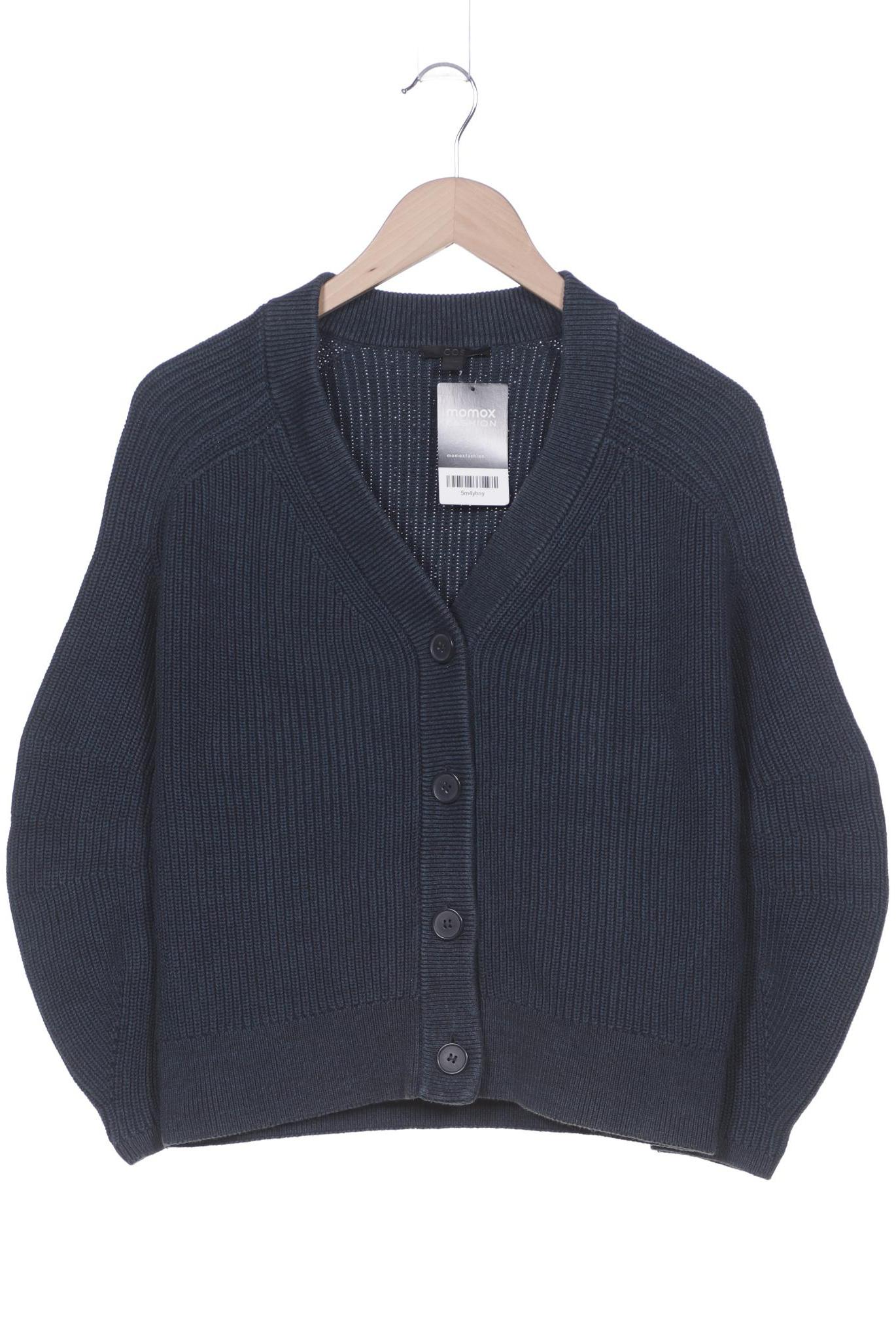 

COS Damen Strickjacke, blau, Gr. 34