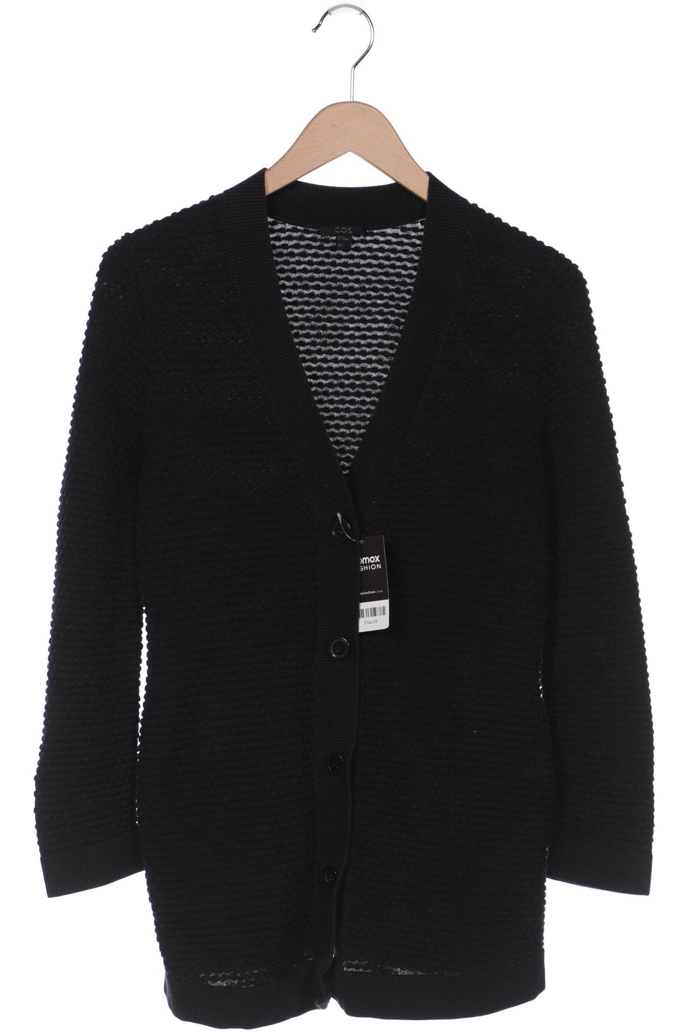 

COS Damen Strickjacke, schwarz, Gr. 34