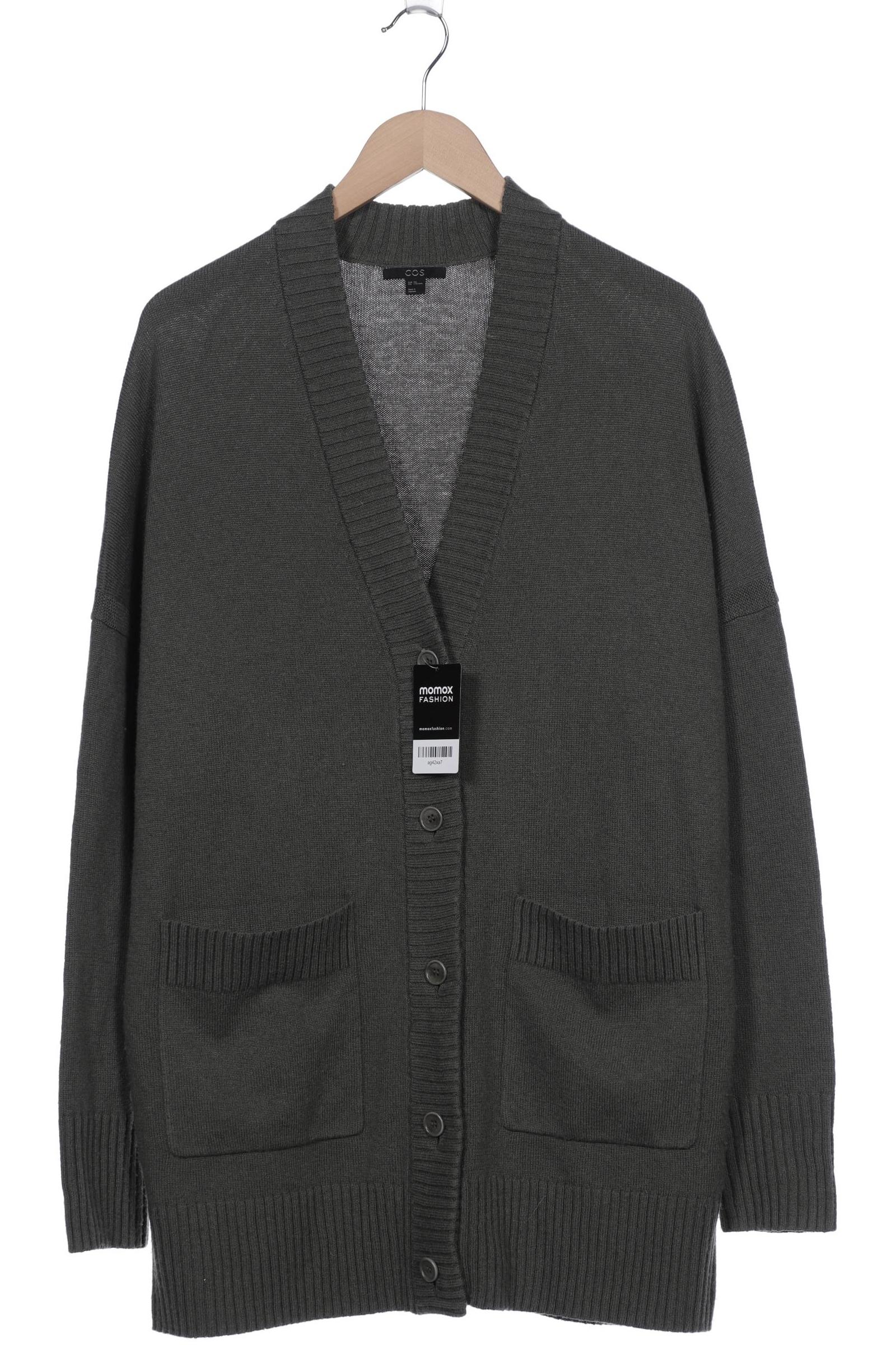 

COS Damen Strickjacke, grün, Gr. 38