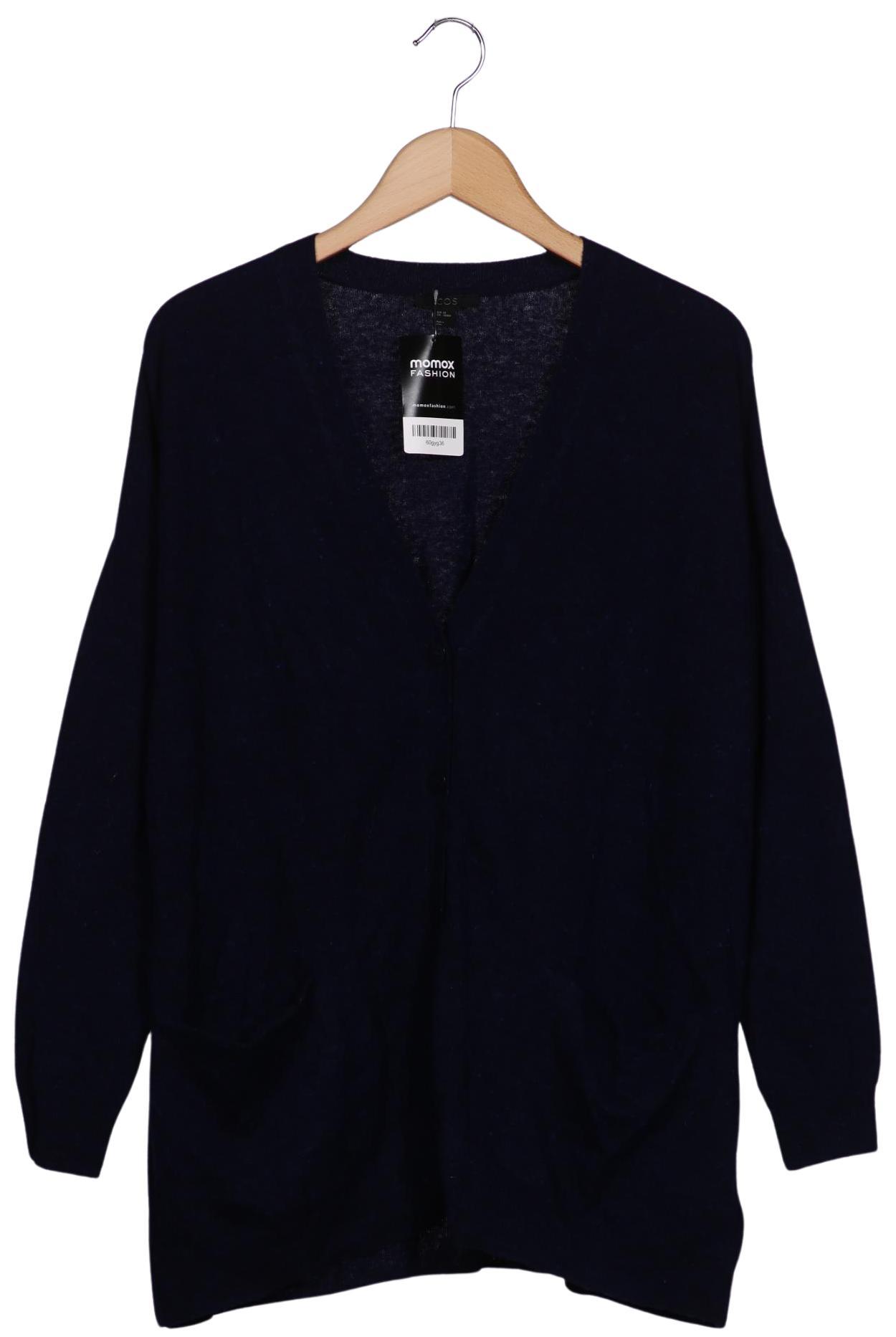 

COS Damen Strickjacke, marineblau, Gr. 34