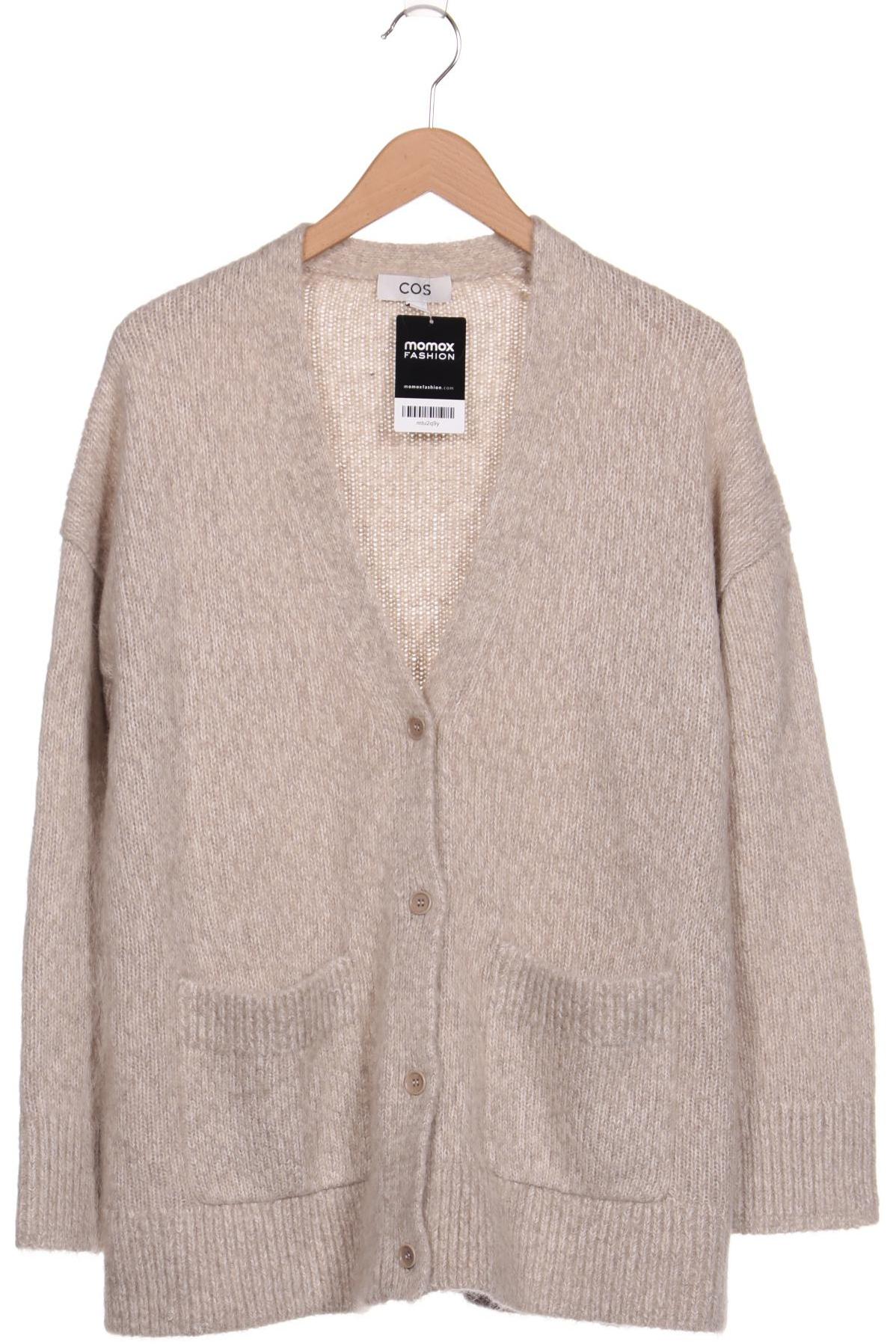 

COS Damen Strickjacke, beige, Gr. 38