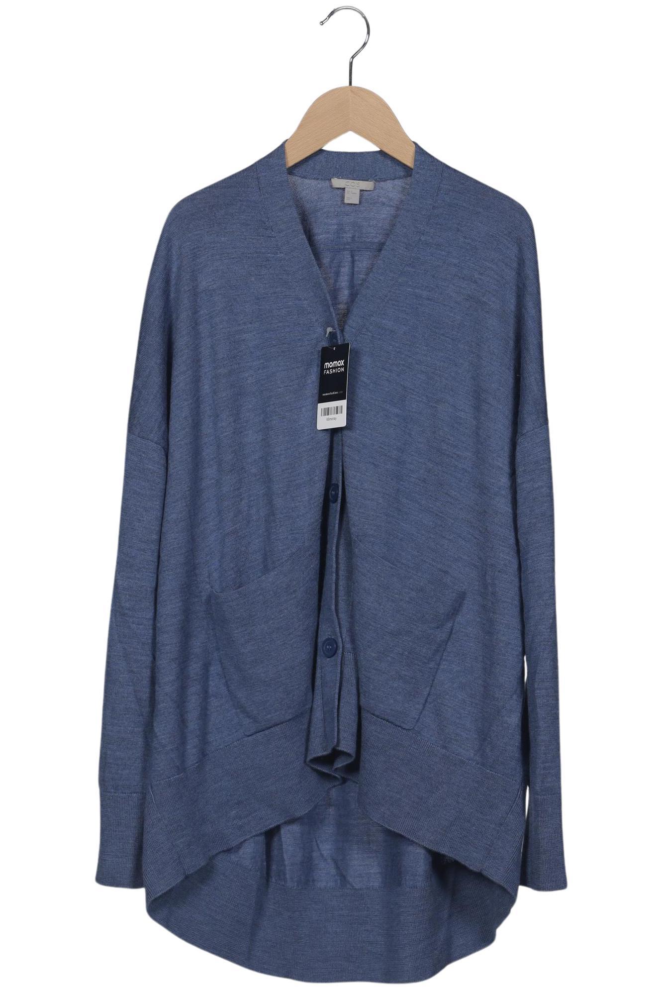 

COS Damen Strickjacke, blau, Gr. 38
