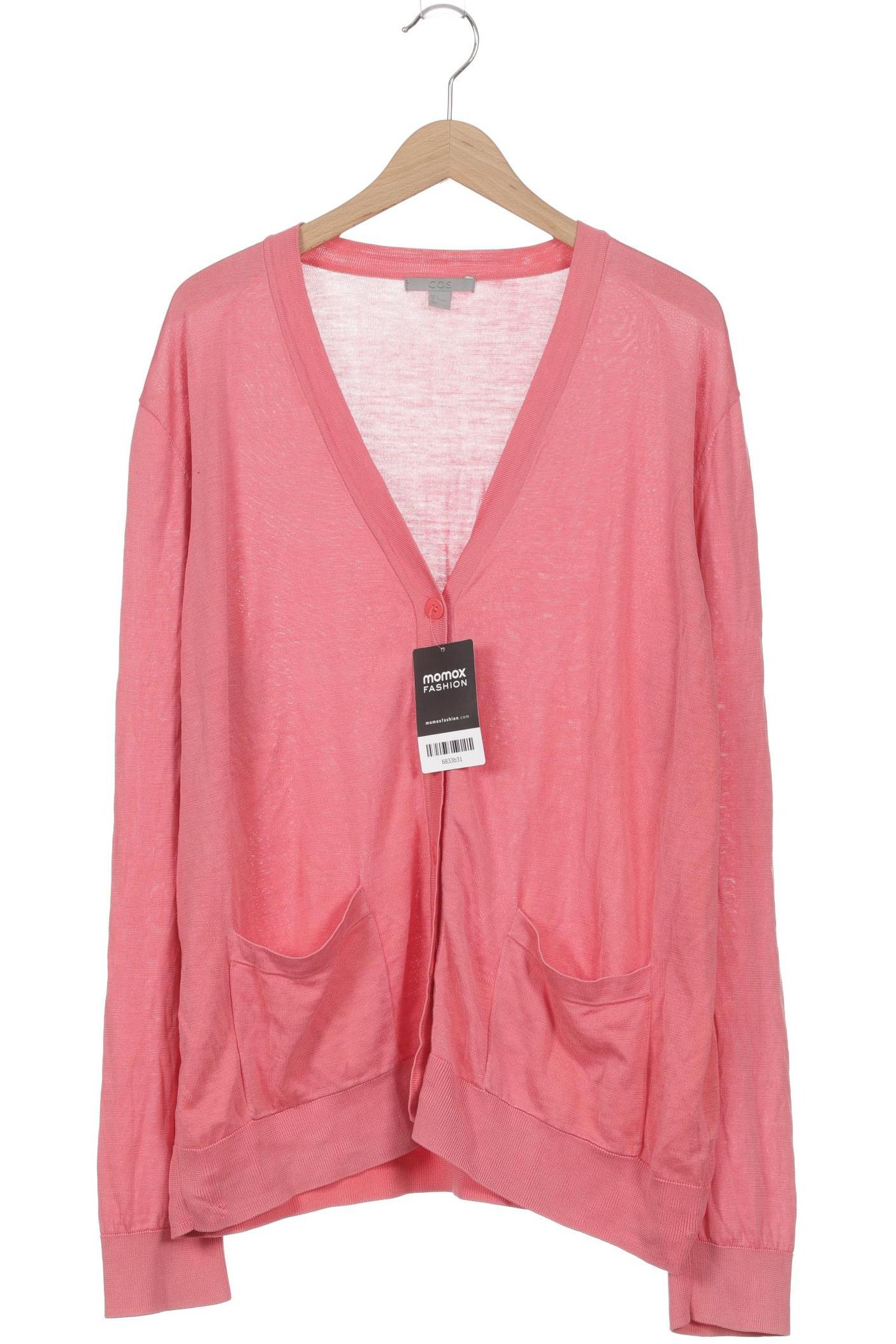 

COS Damen Strickjacke, pink, Gr. 42
