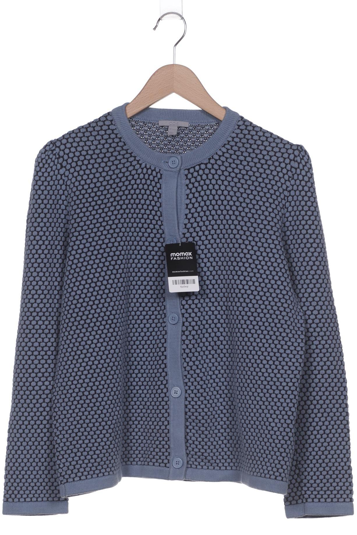 

COS Damen Strickjacke, blau, Gr. 42