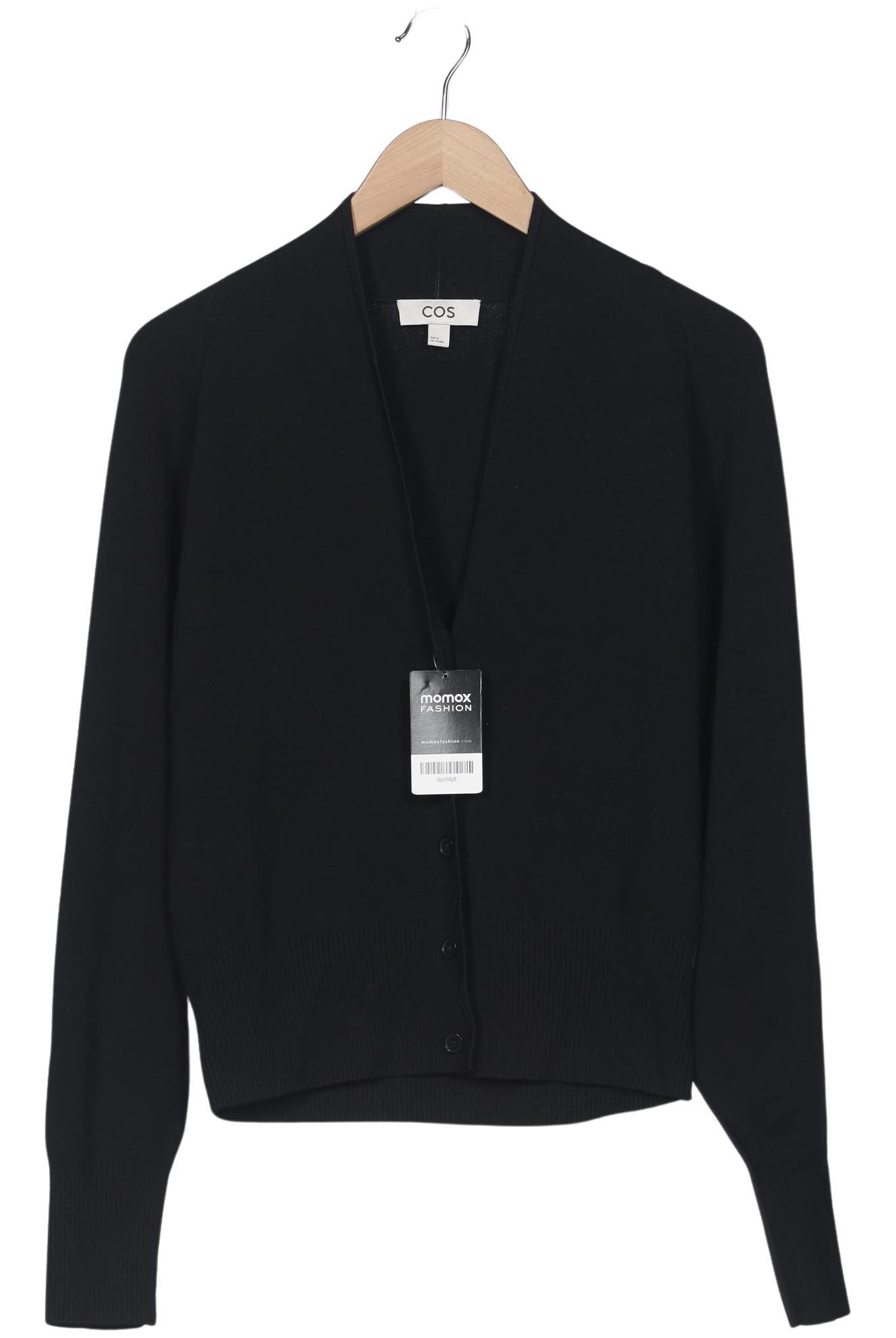 

COS Damen Strickjacke, schwarz, Gr. 38